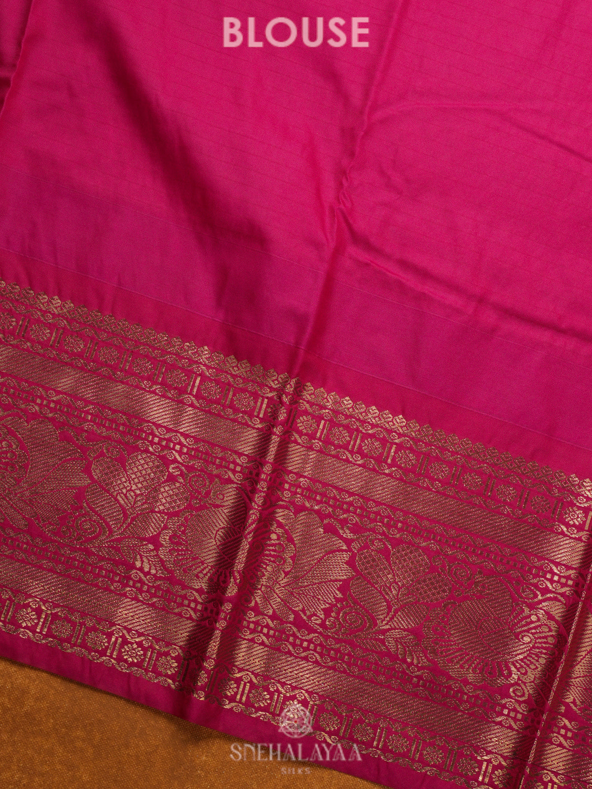 Navy Blue Gadwal Saree
