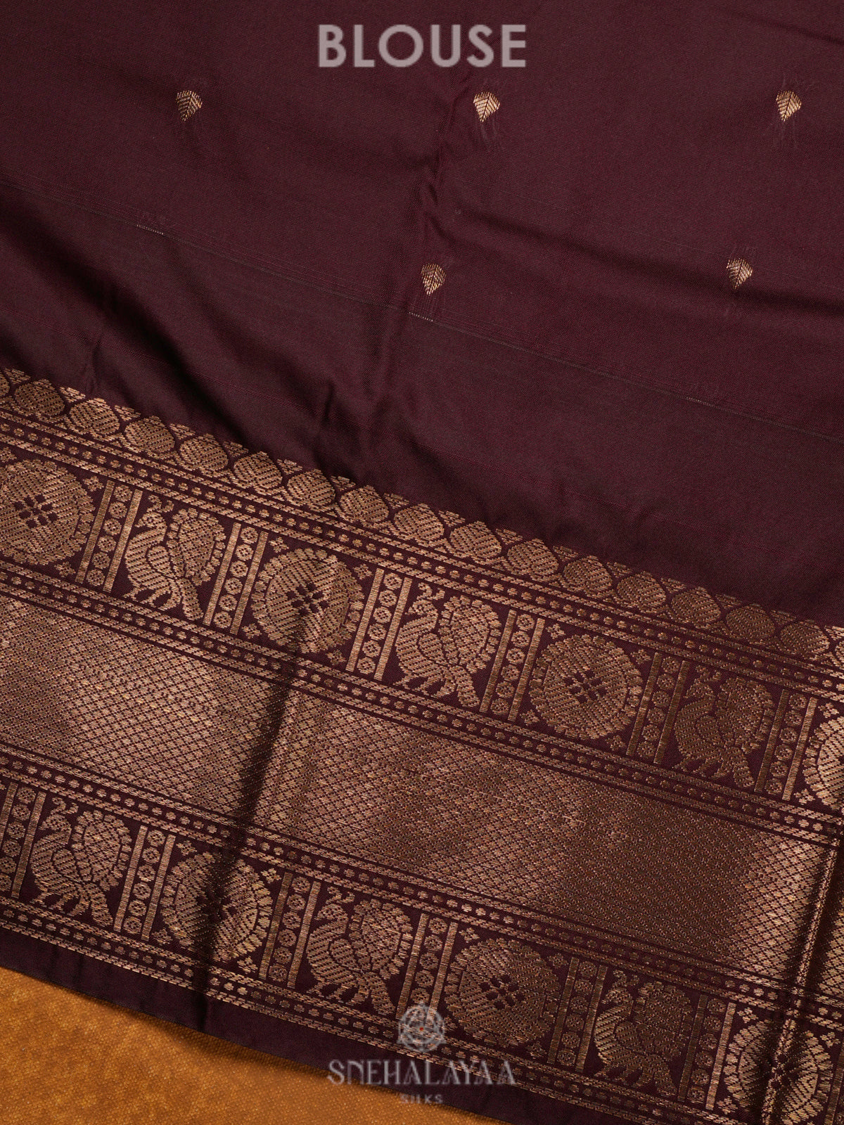 Peacock Blue Gadwal Saree