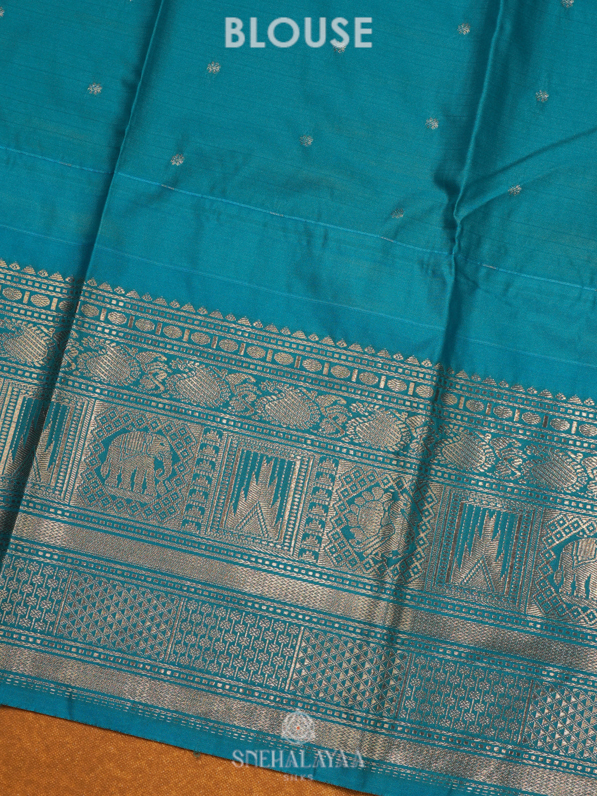 Rust Orange Gadwal Saree