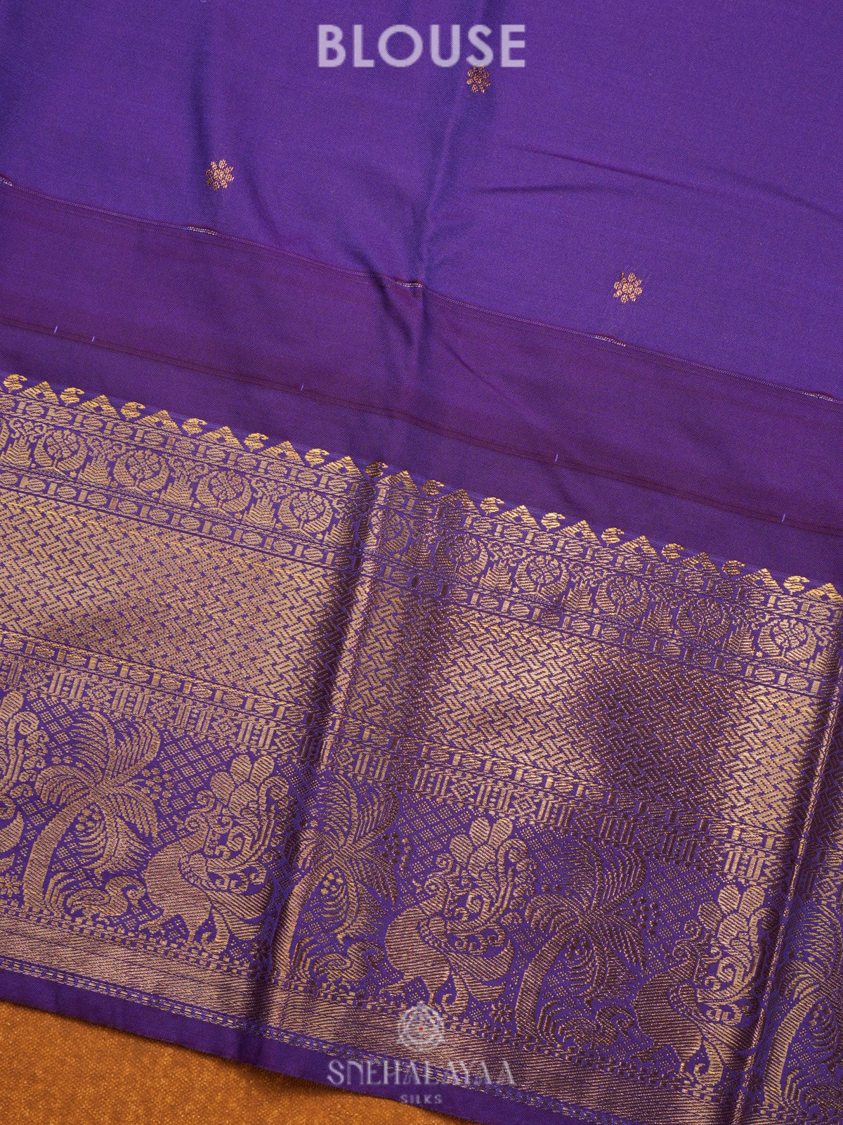 Sky Blue Gadwal Saree