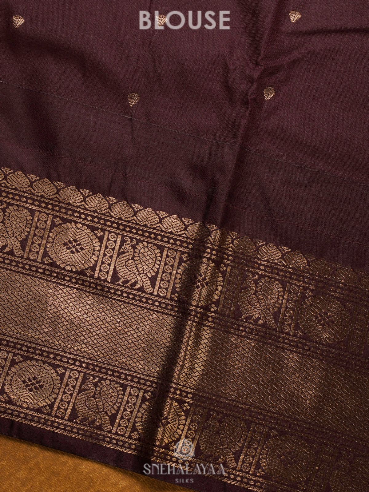 Orange Gadwal Saree