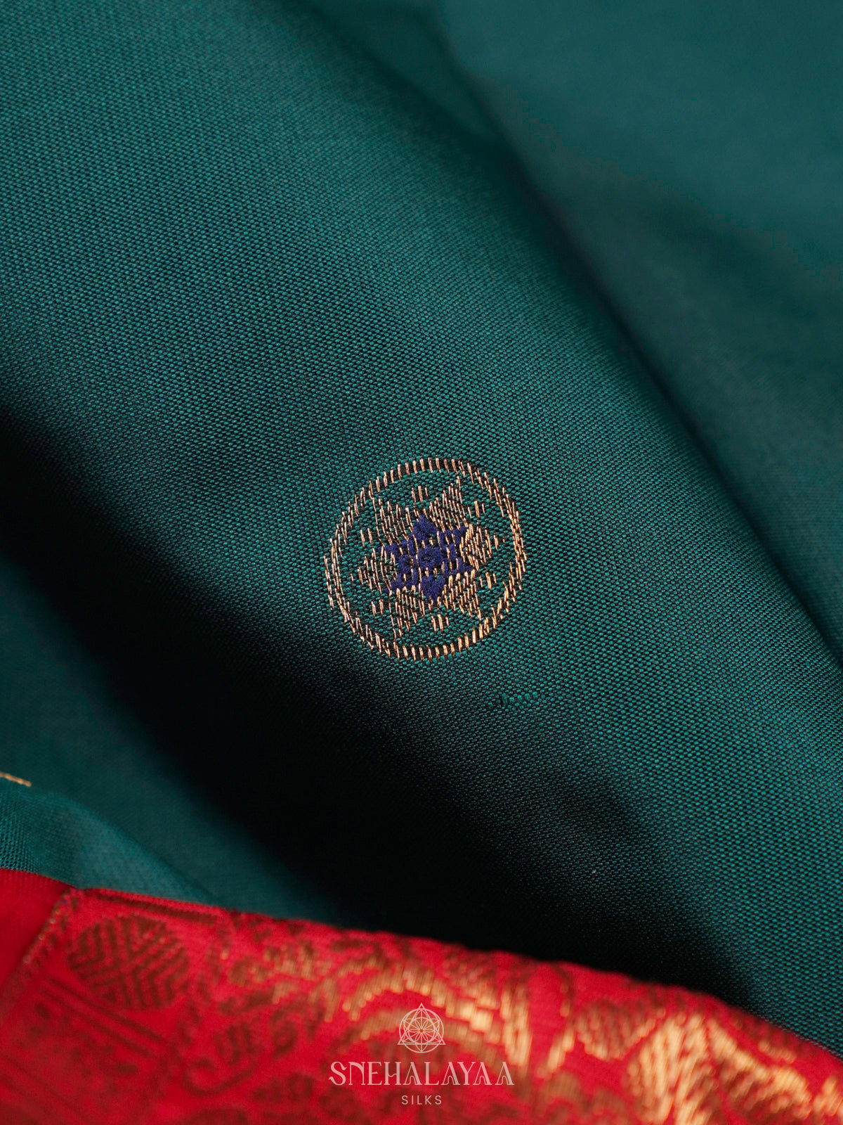 Green Gadwal Saree