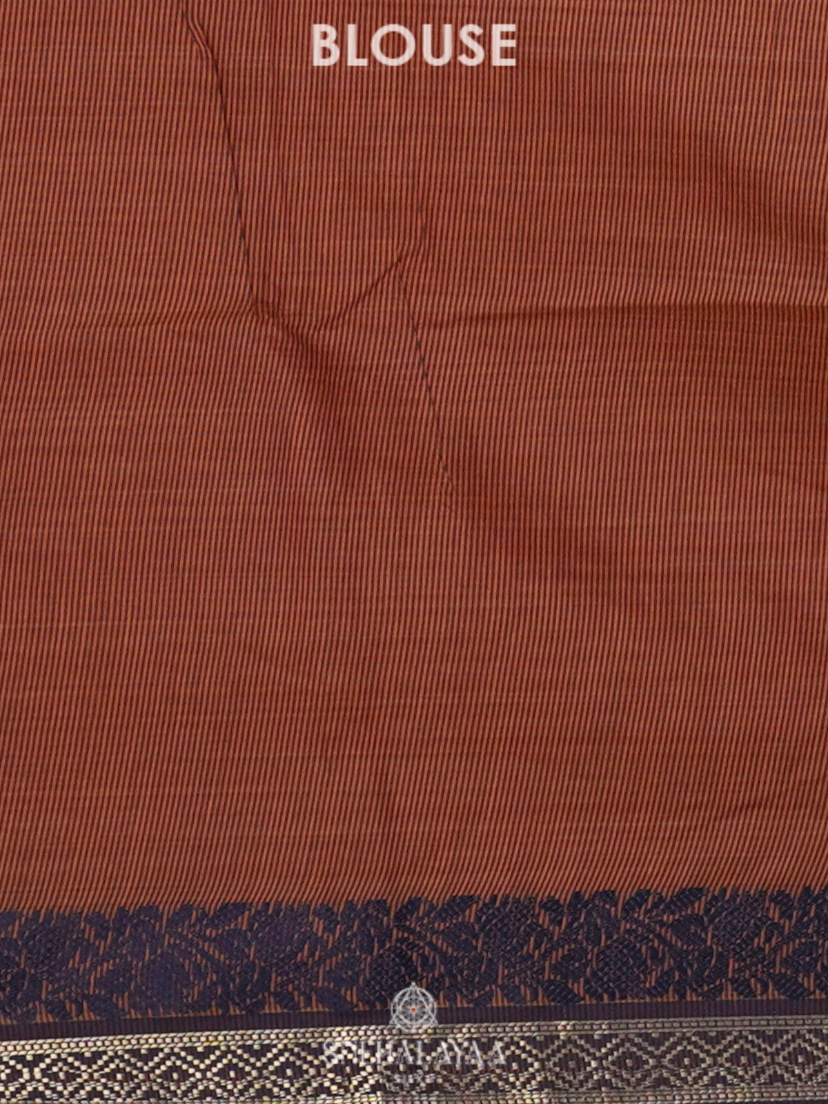 Orange Munga Cotton Saree