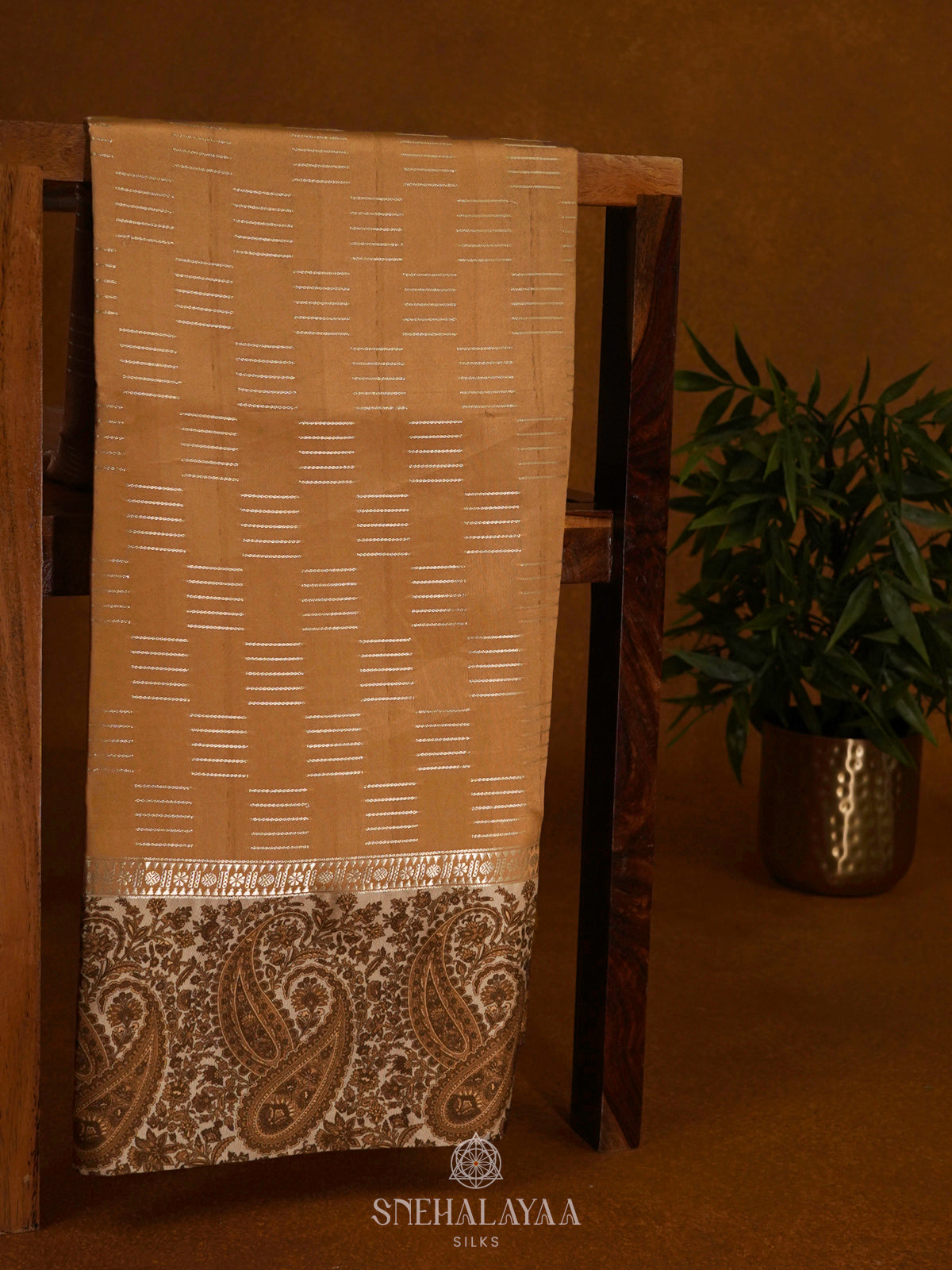 Antique Gold Dola Saree