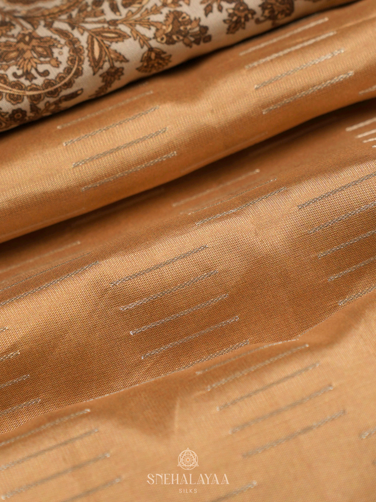Antique Gold Dola Saree