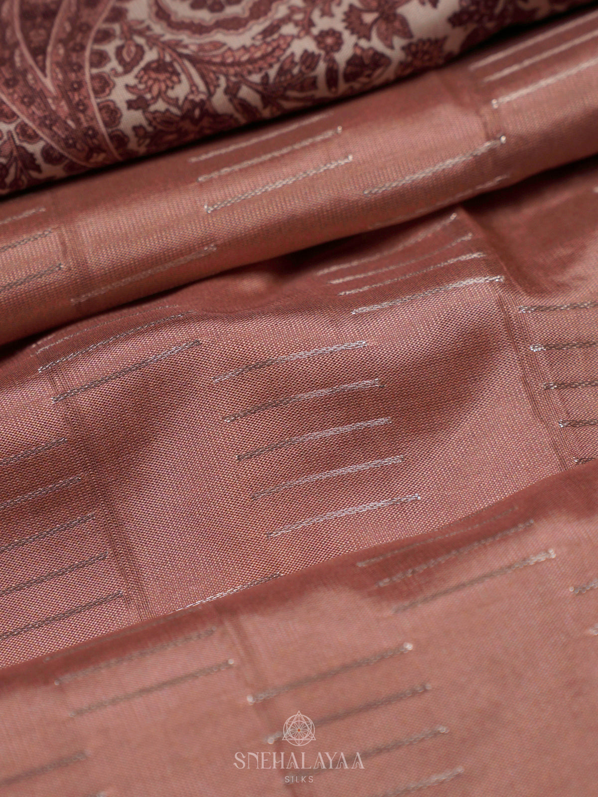 Rose Pink Dola Saree