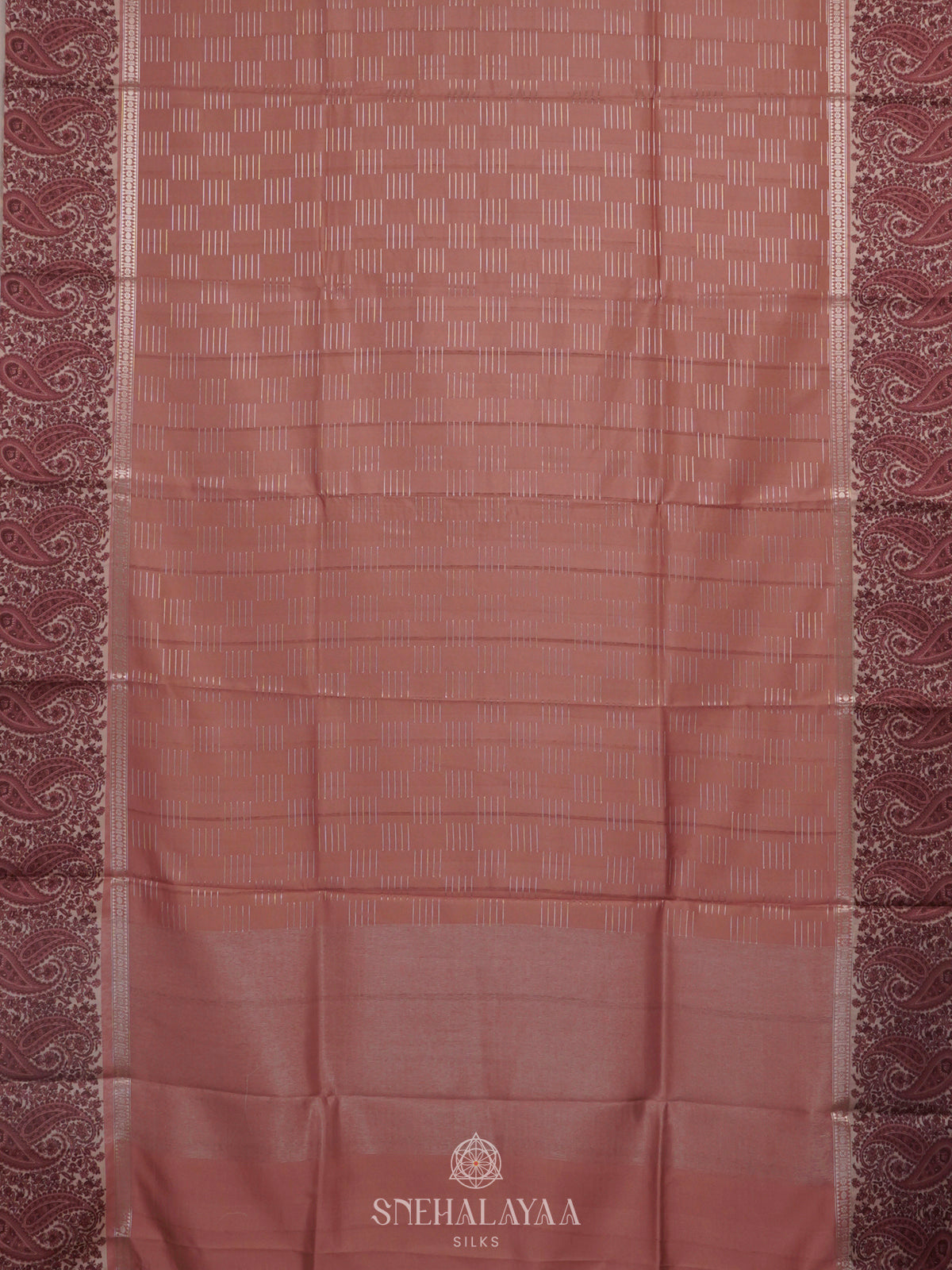 Rose Pink Dola Saree