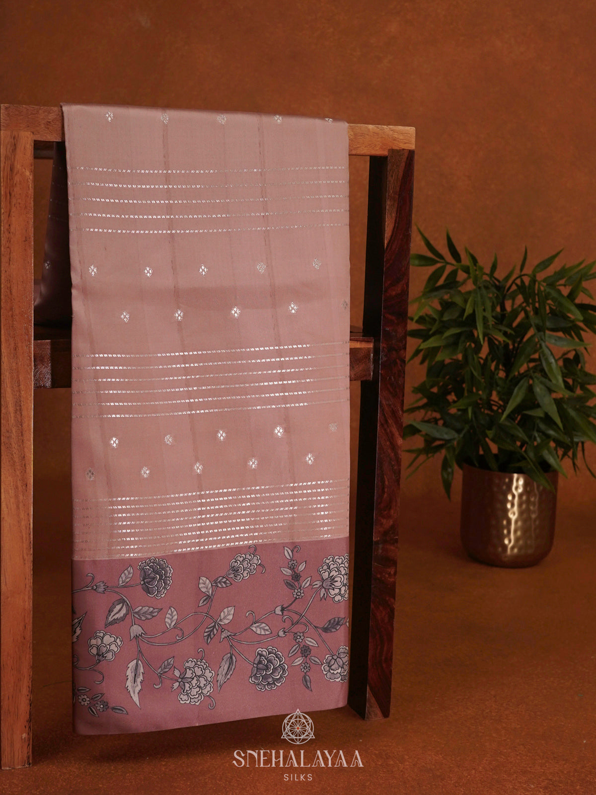 Baby Pink Dola Saree