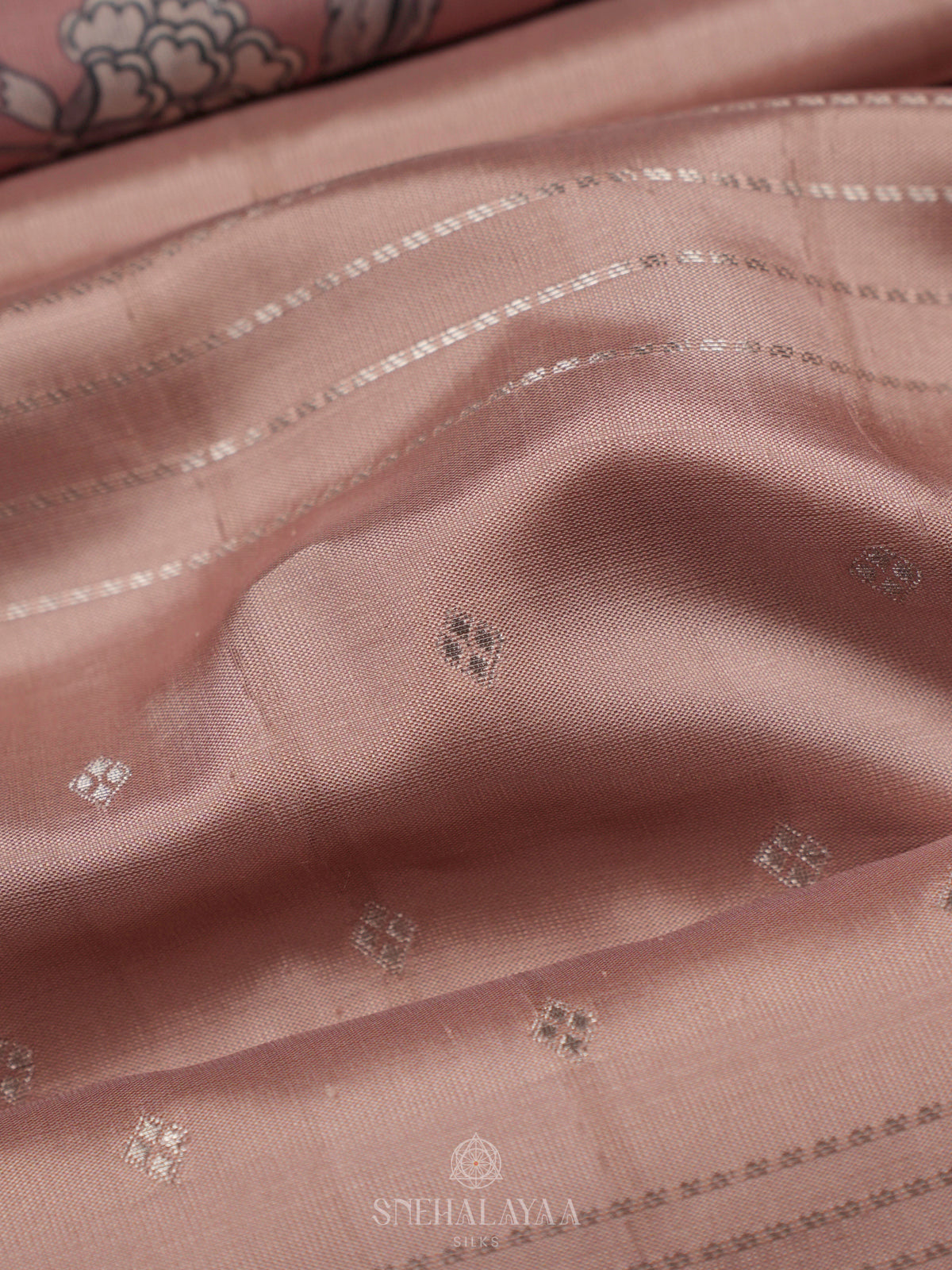 Baby Pink Dola Saree