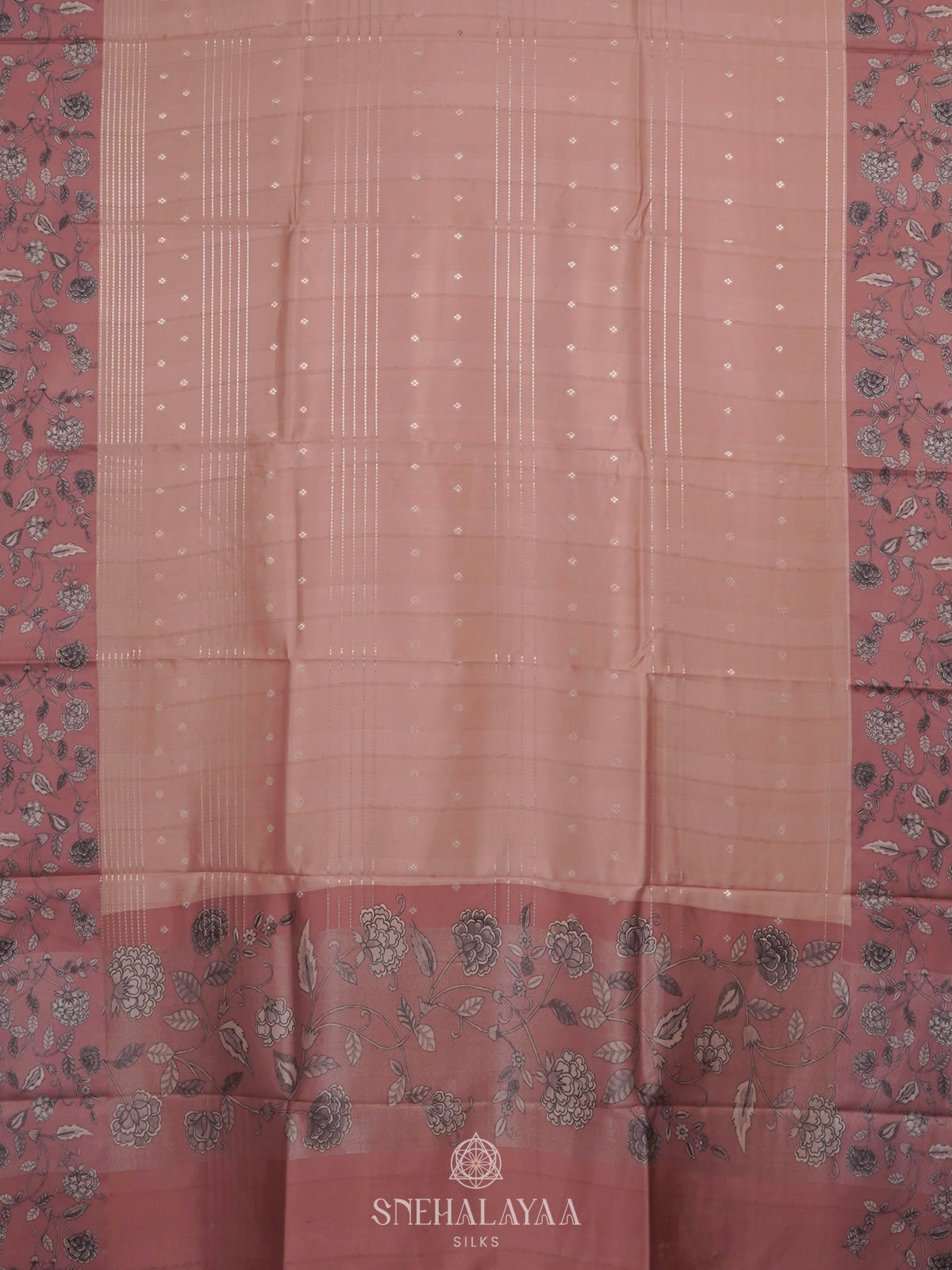 Baby Pink Dola Saree