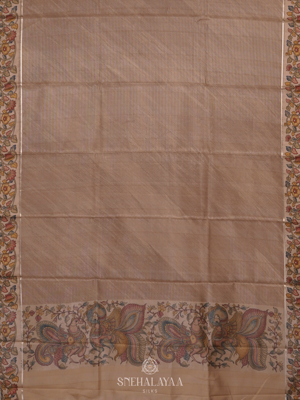 Brown Dola Saree
