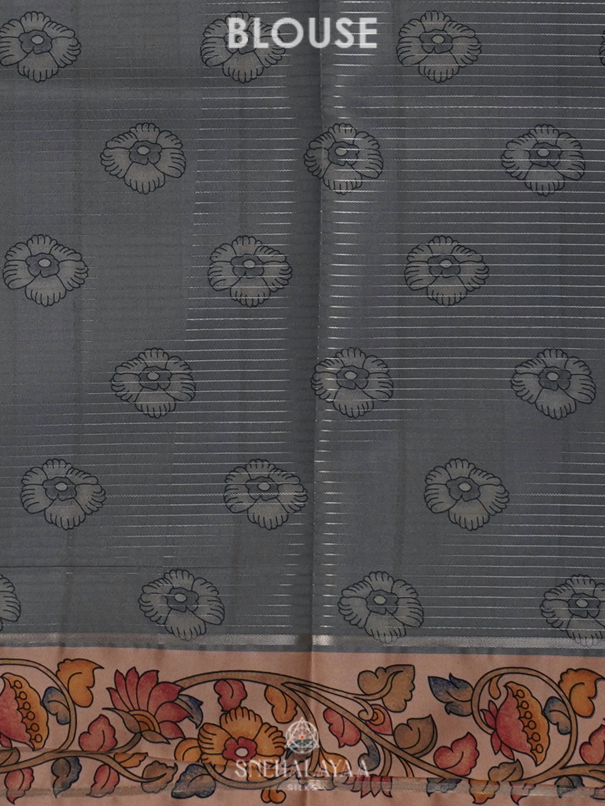 Teal Blue Dola Saree