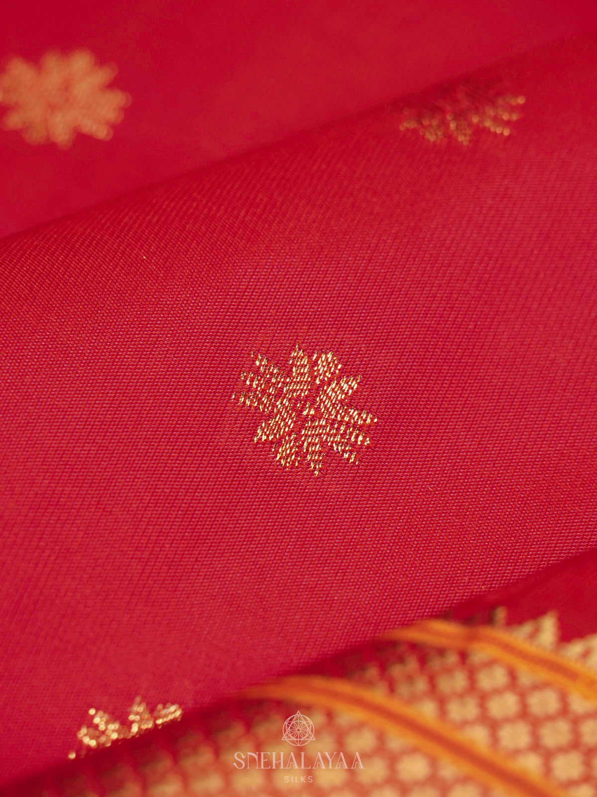Red Art Silk Saree