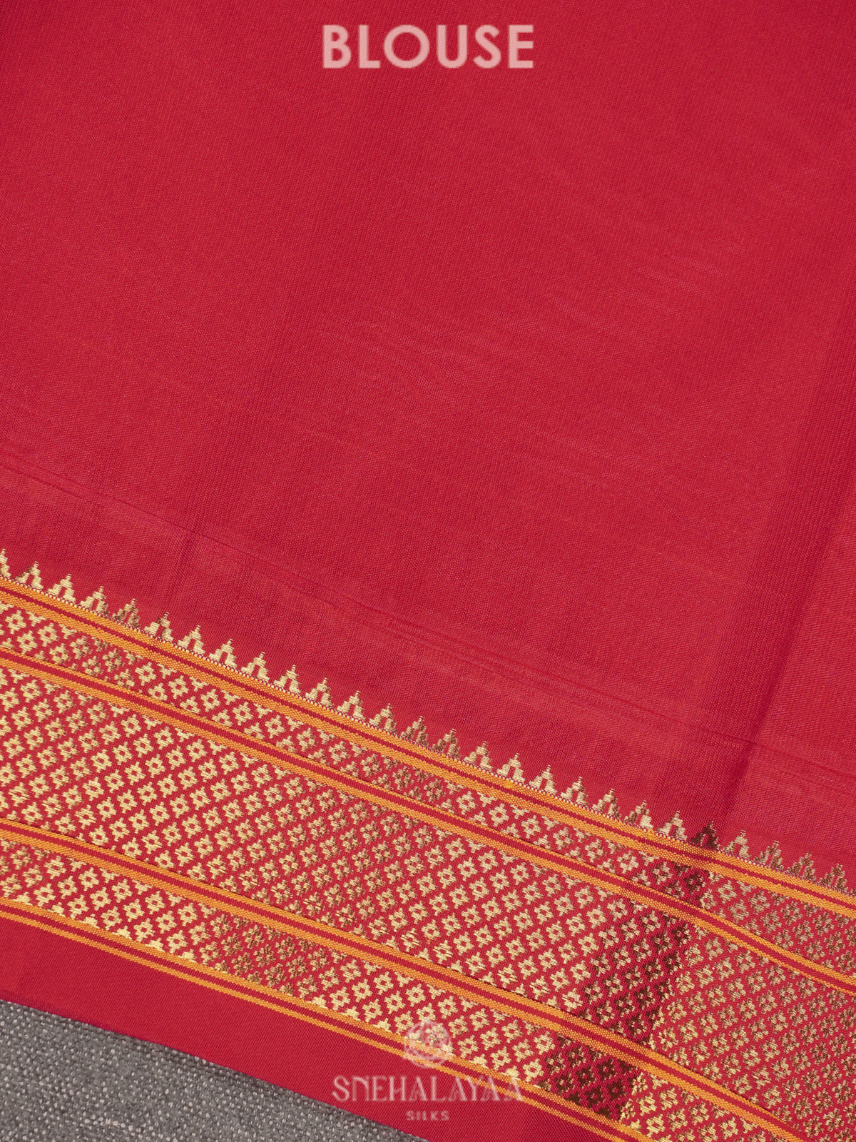 Red Art Silk Saree