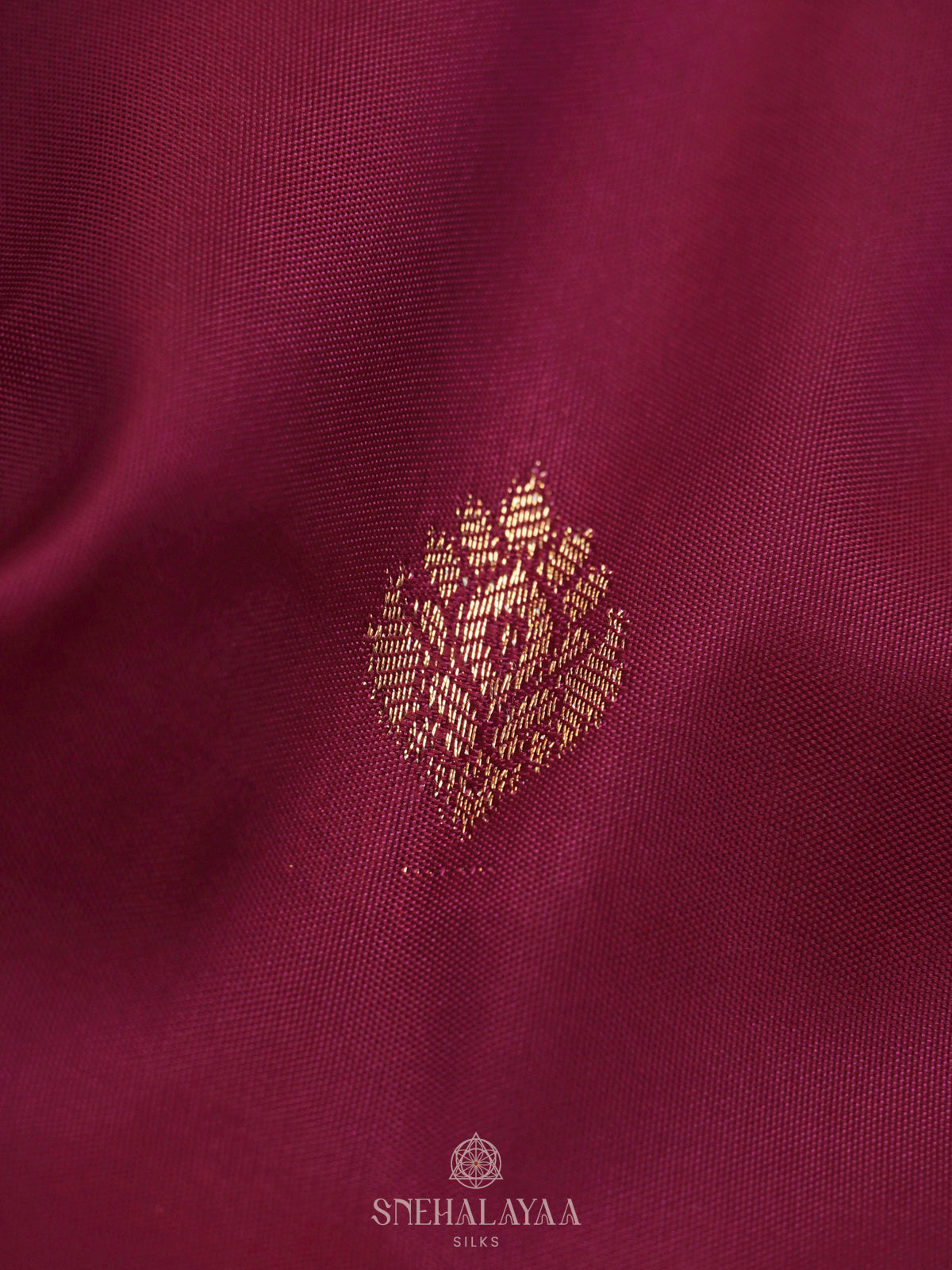 Maroon Art Silk Saree