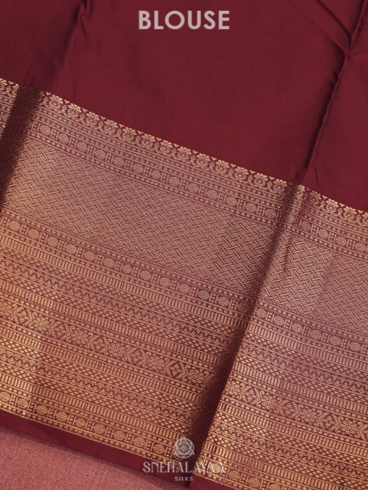 Maroon Art Silk Saree