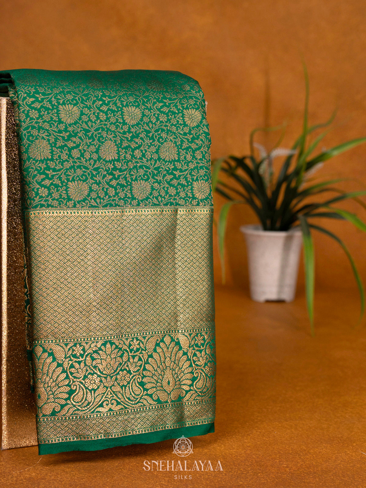 Green Art Silk Saree