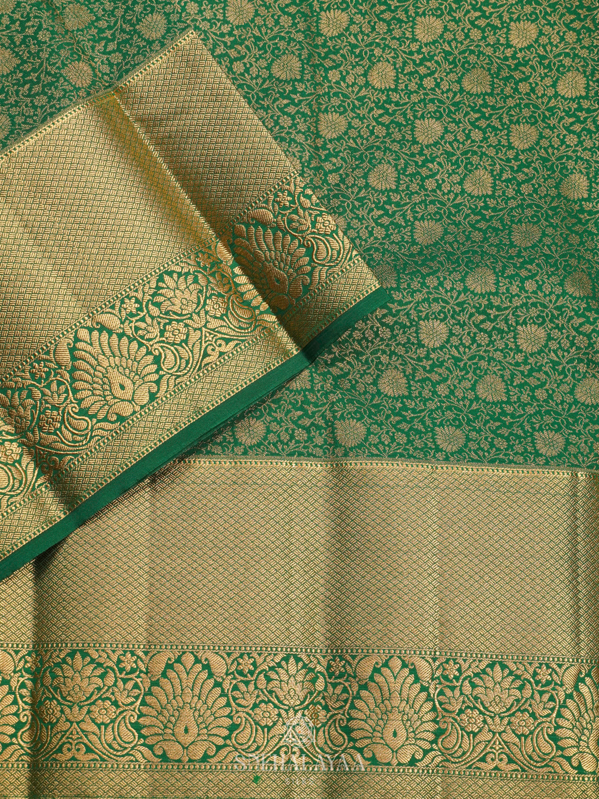 Green Art Silk Saree