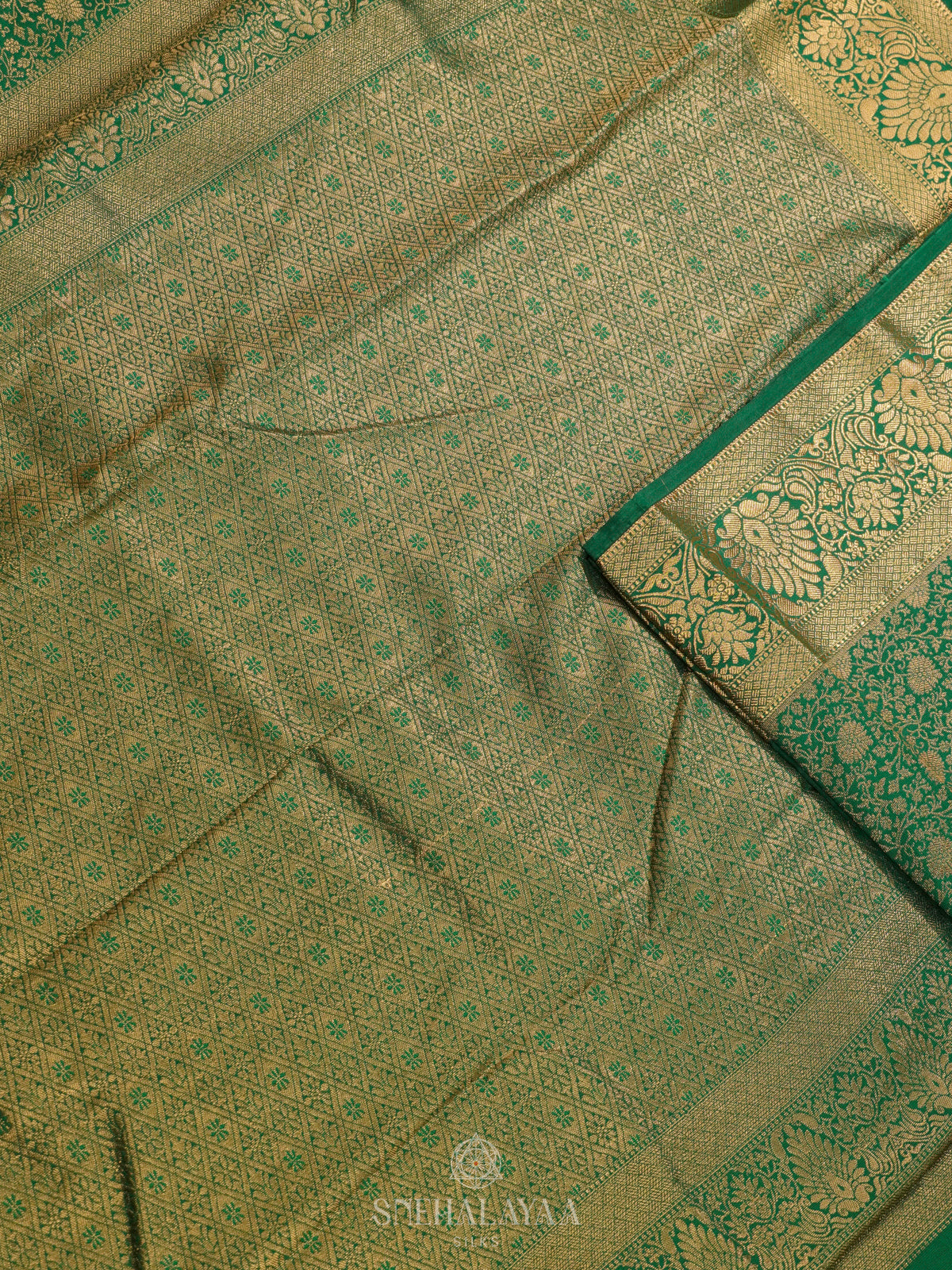 Green Art Silk Saree