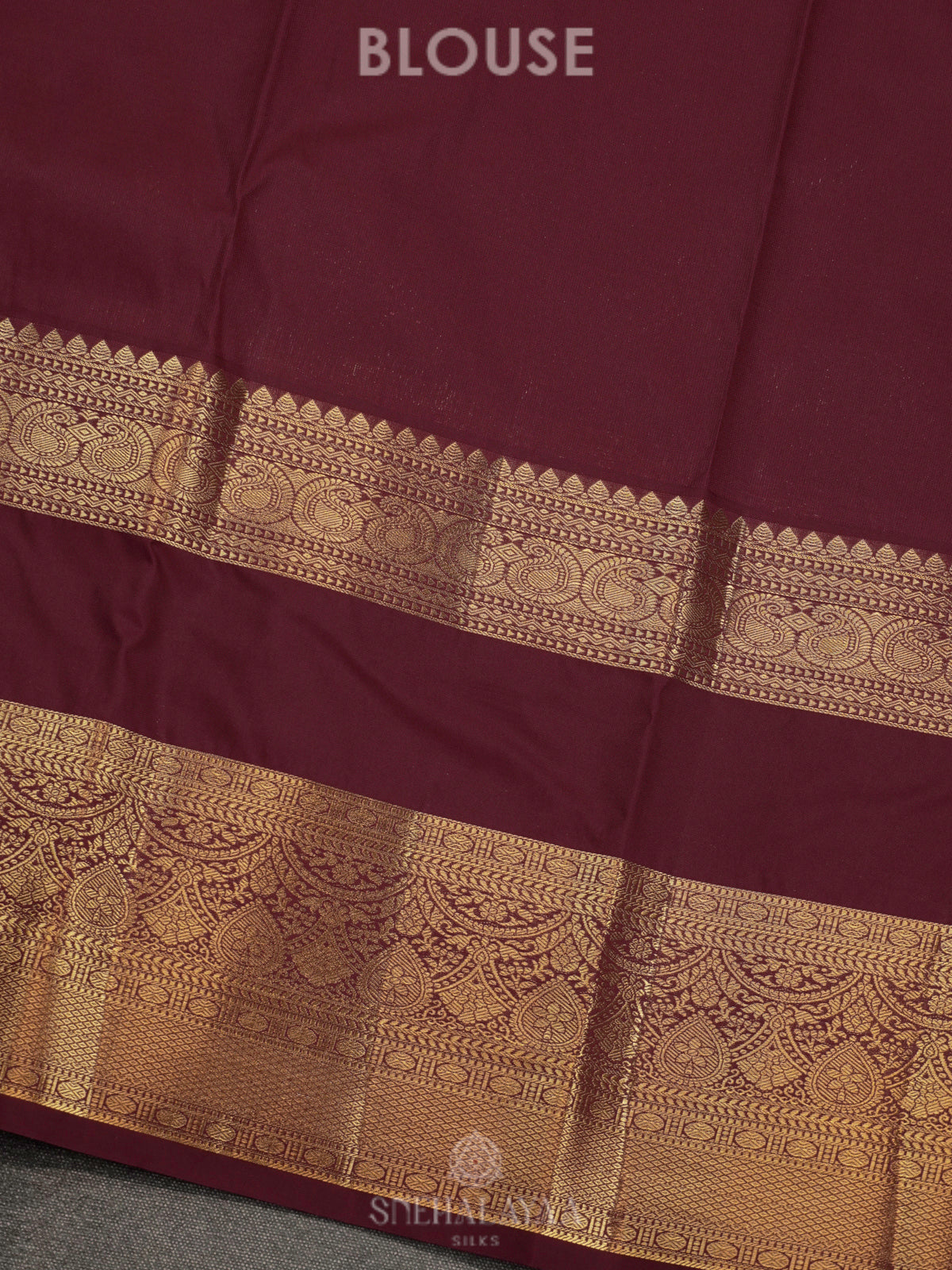 Brown Art Silk Saree