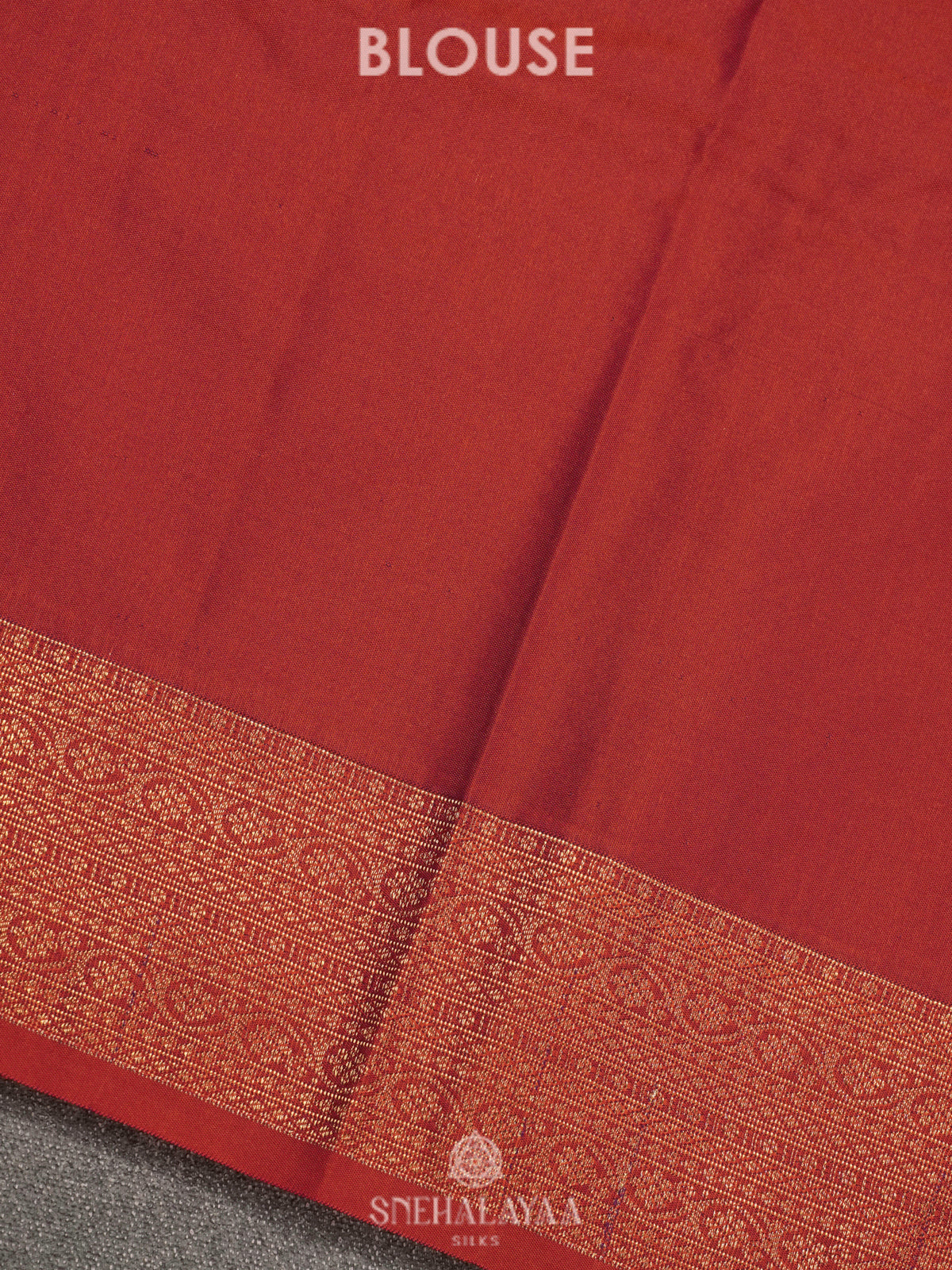 Orange Art Silk Saree