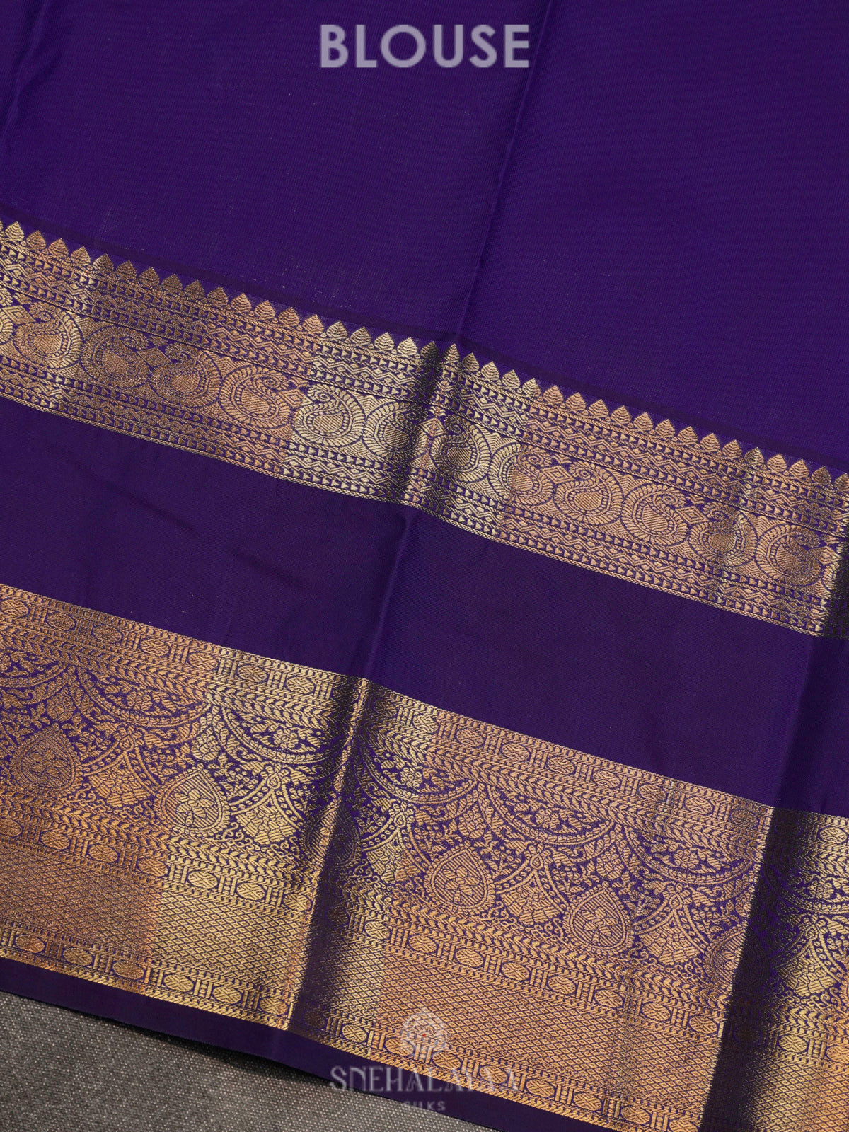 Navy Blue Art Silk Saree