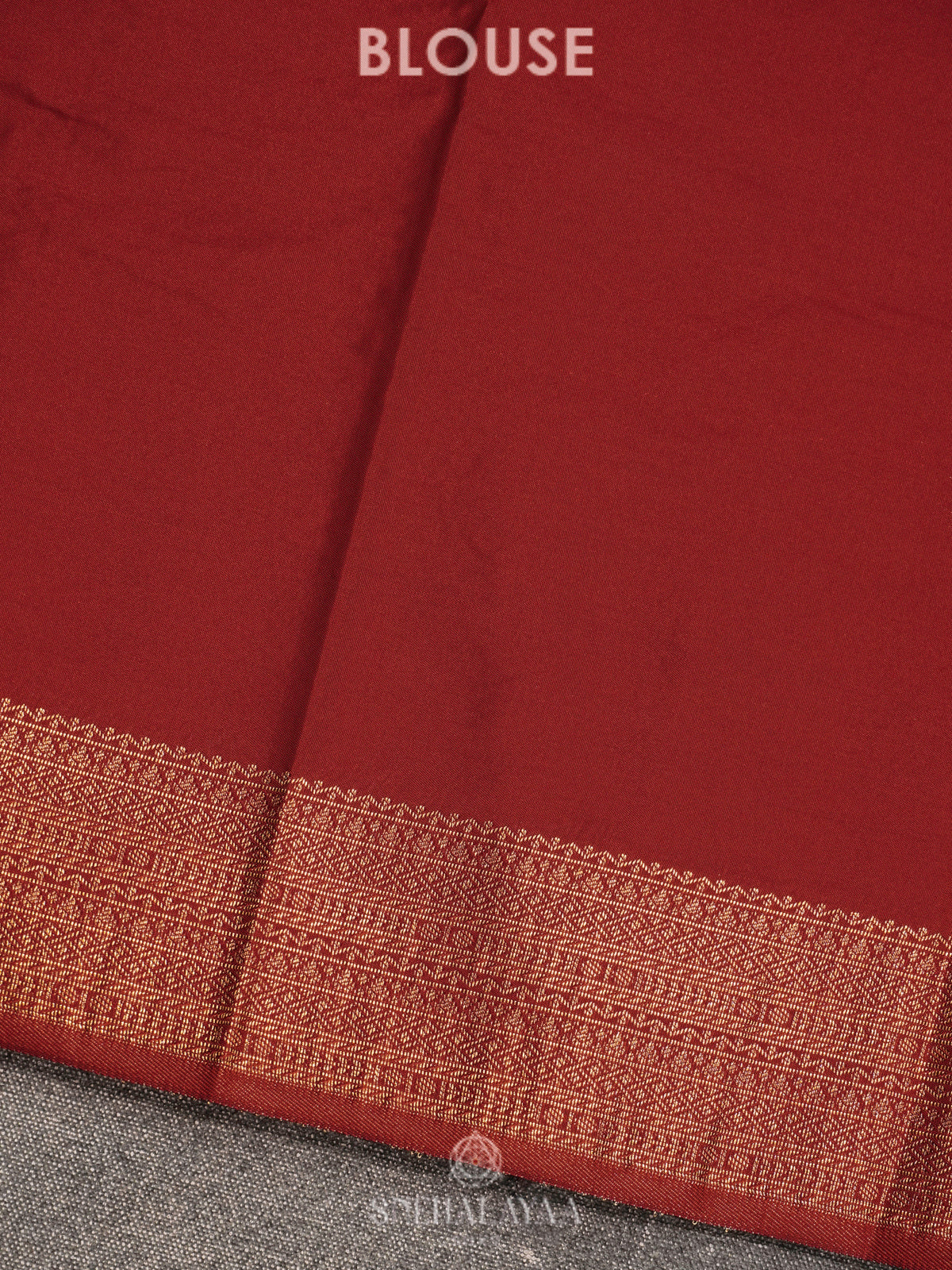 Maroon Art Silk Saree