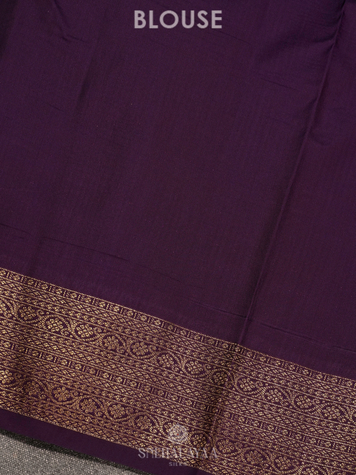Purple Art Silk Saree