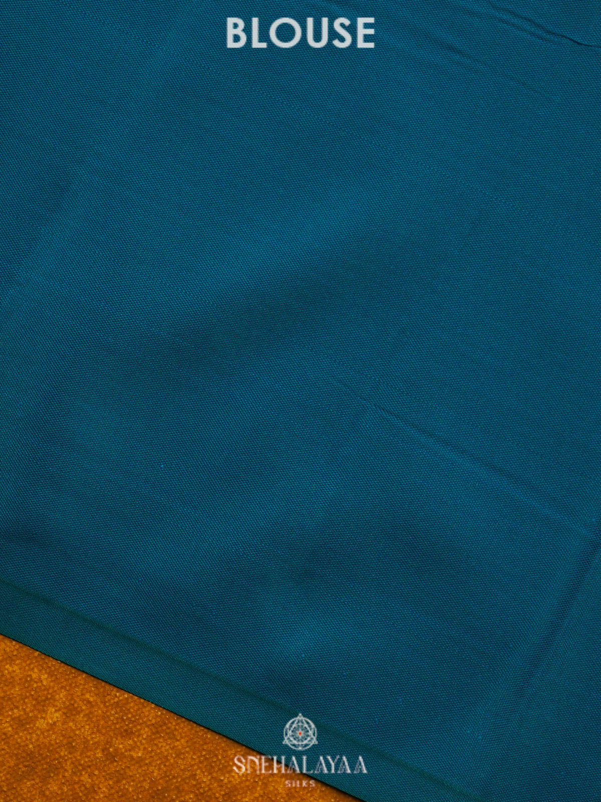 Peacock Blue Art Silk Saree