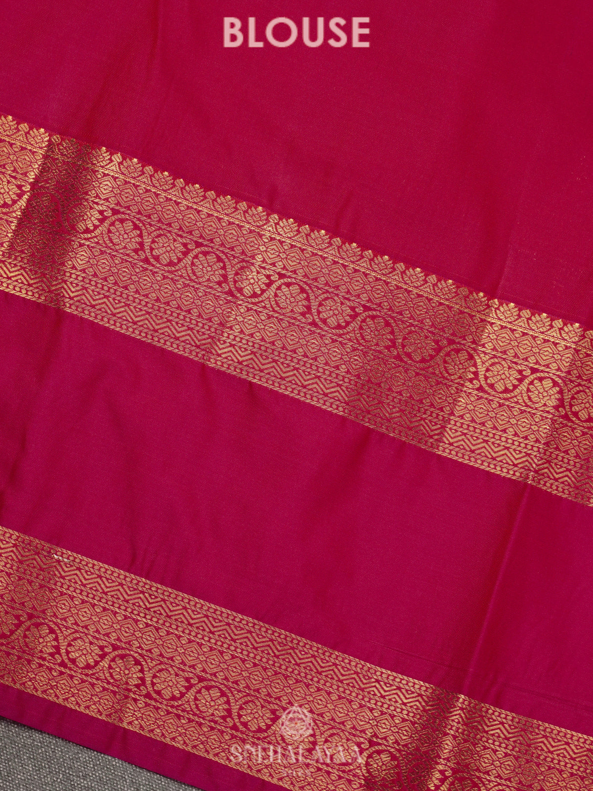 Rani Pink Art Silk Saree