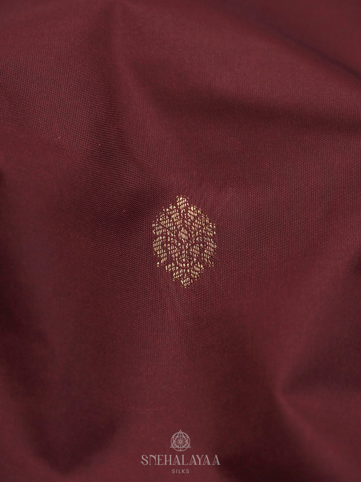 Brown Art Silk Saree