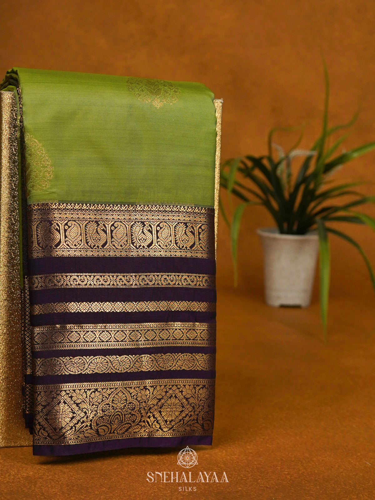 Green Art Silk Saree