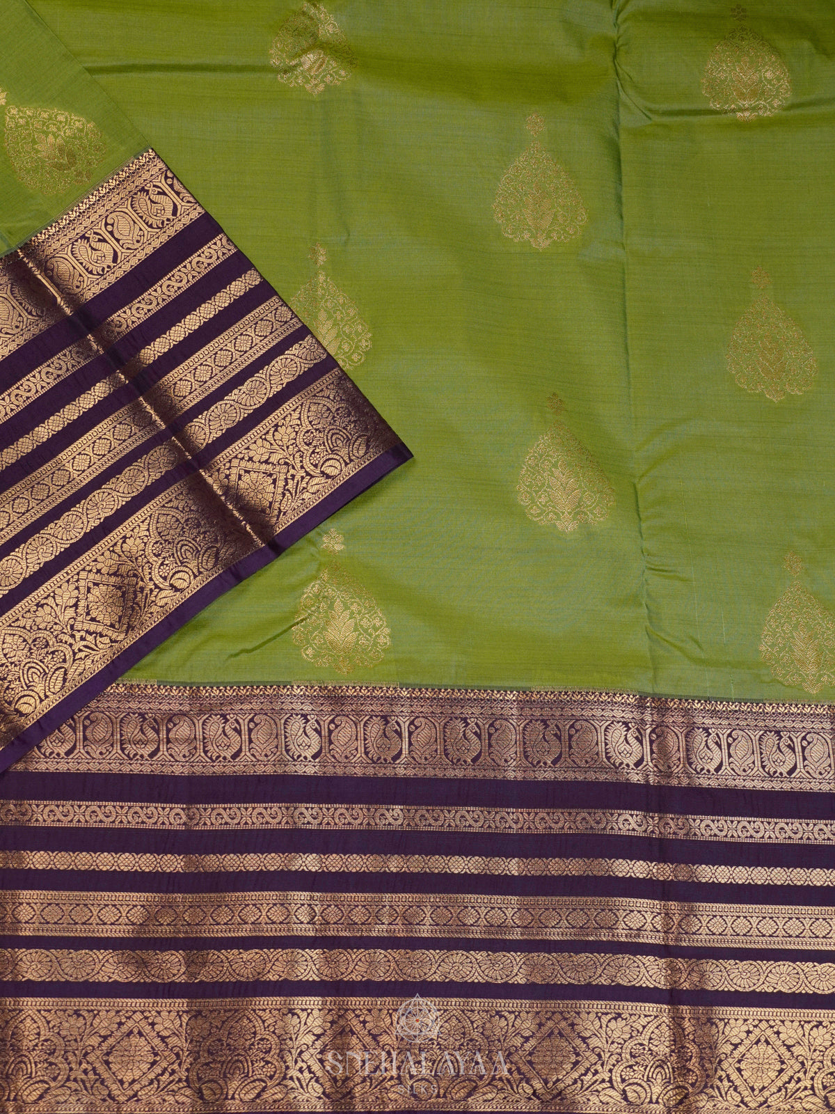 Green Art Silk Saree