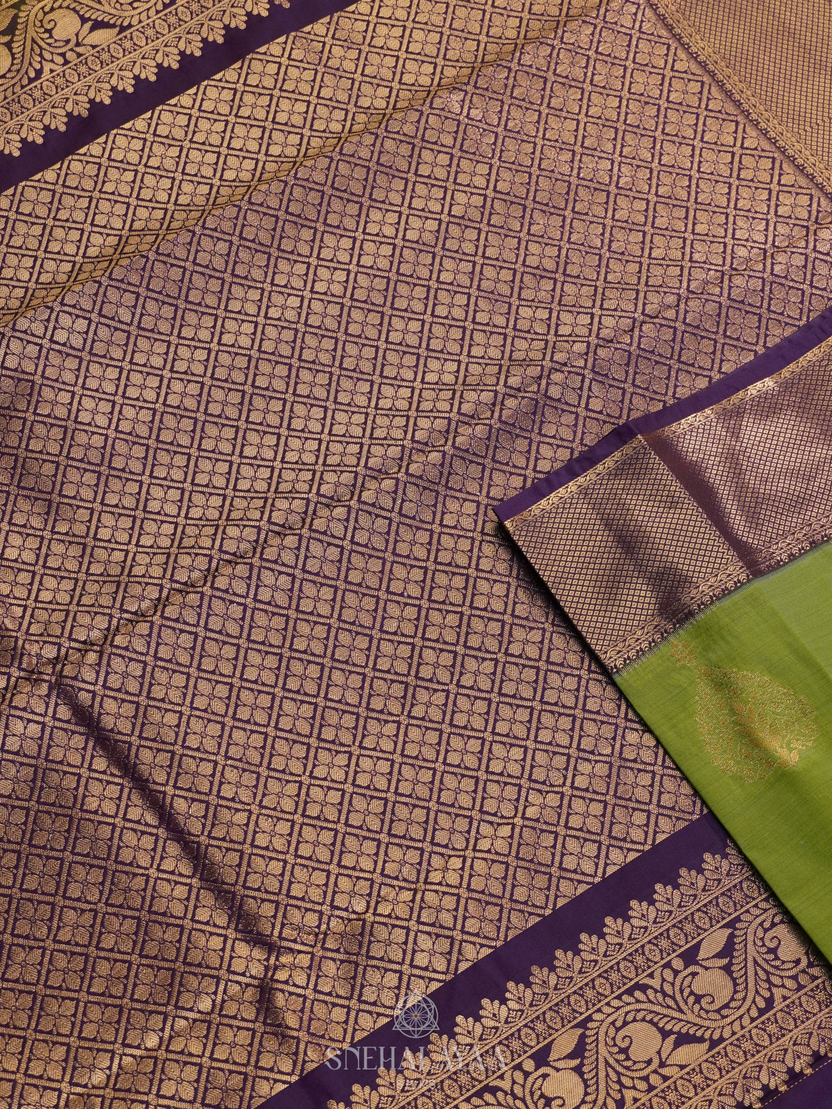 Green Art Silk Saree
