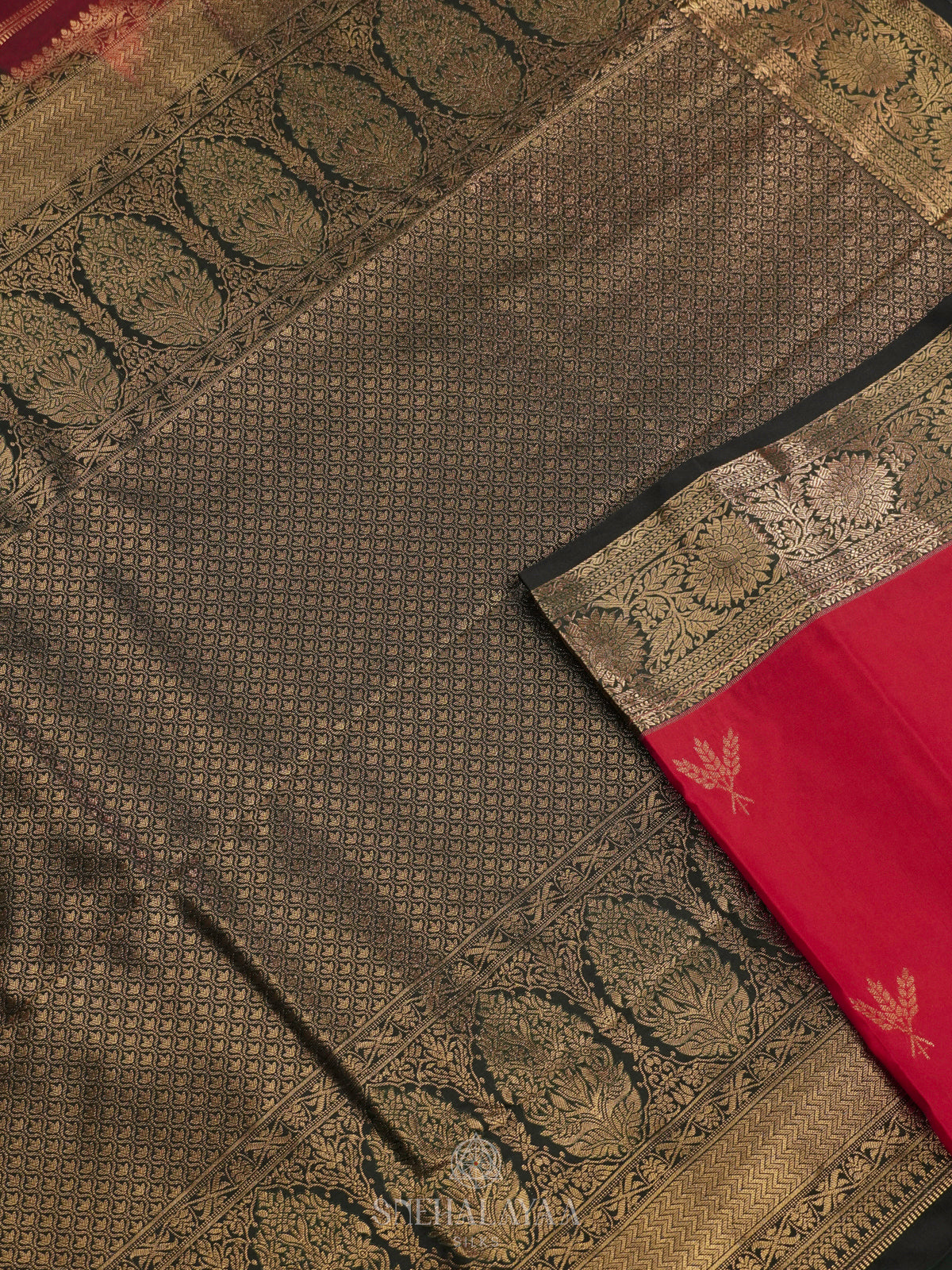 Pink Art Silk Saree