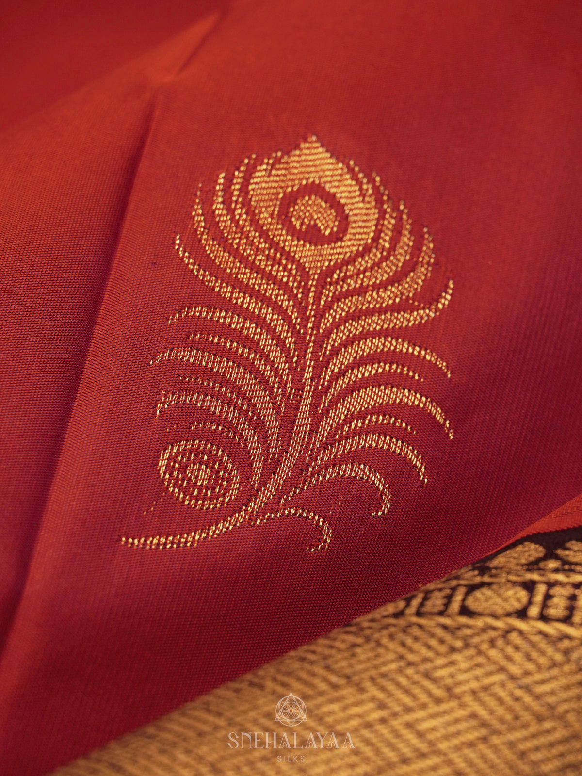 Red Art Silk Saree
