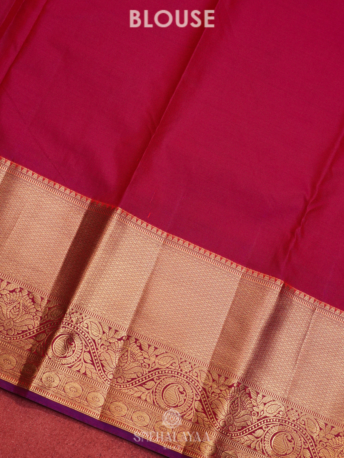 Red Art Silk Saree