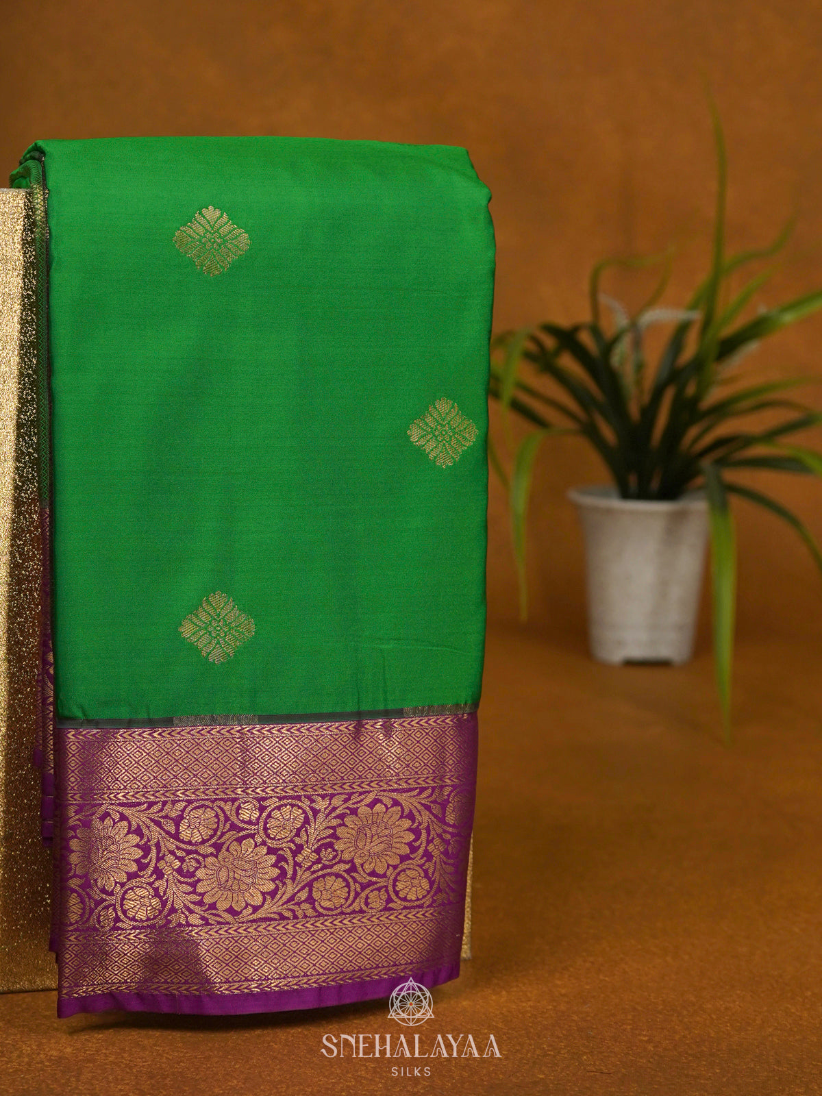 Green Art Silk Saree