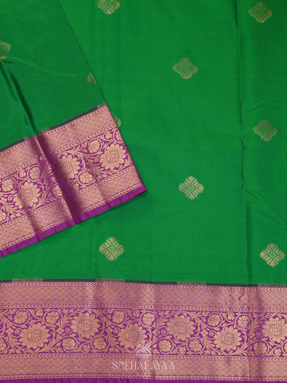 Green Art Silk Saree