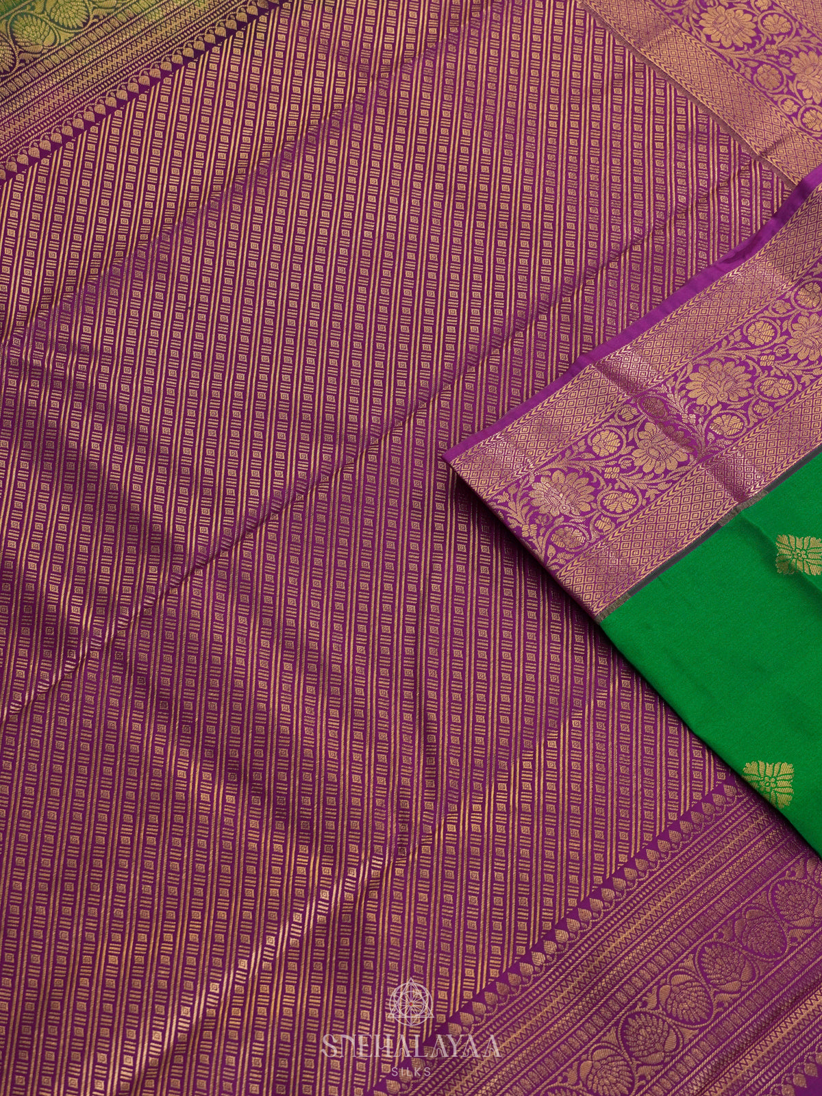 Green Art Silk Saree