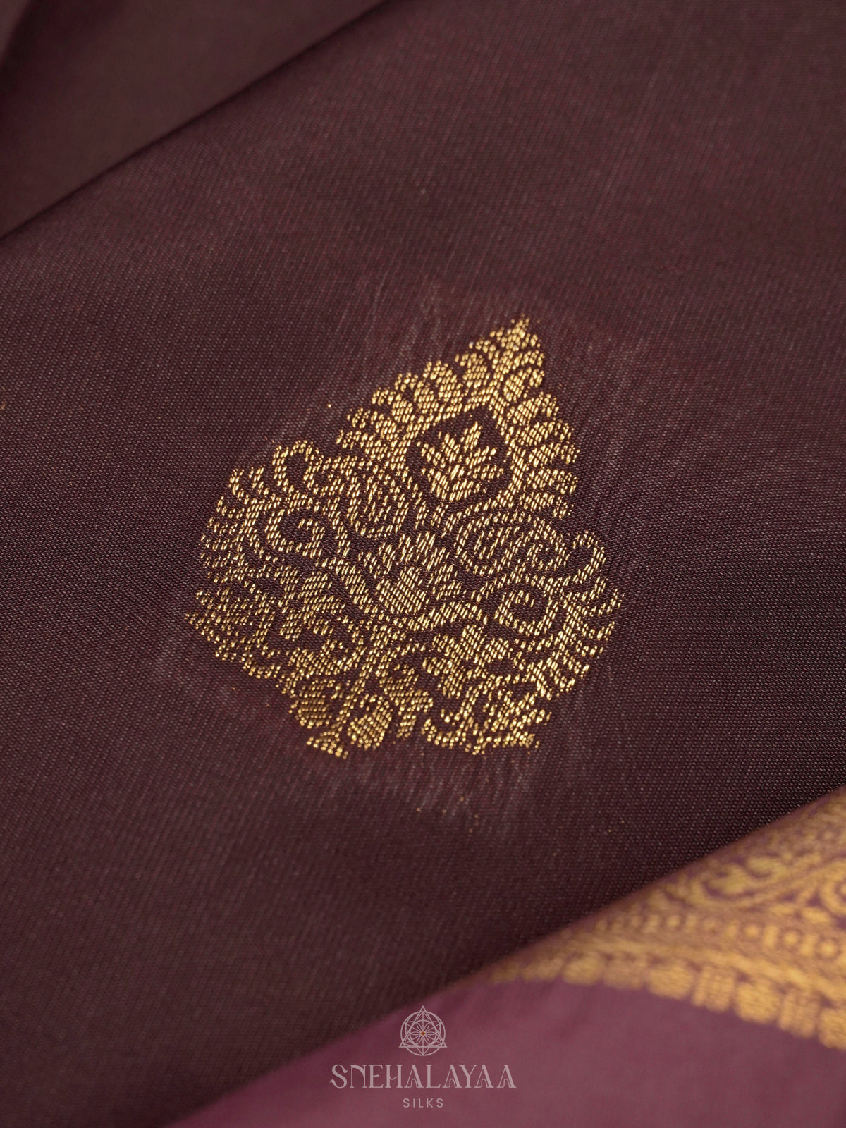 Coffee Brown Art Silk Saree