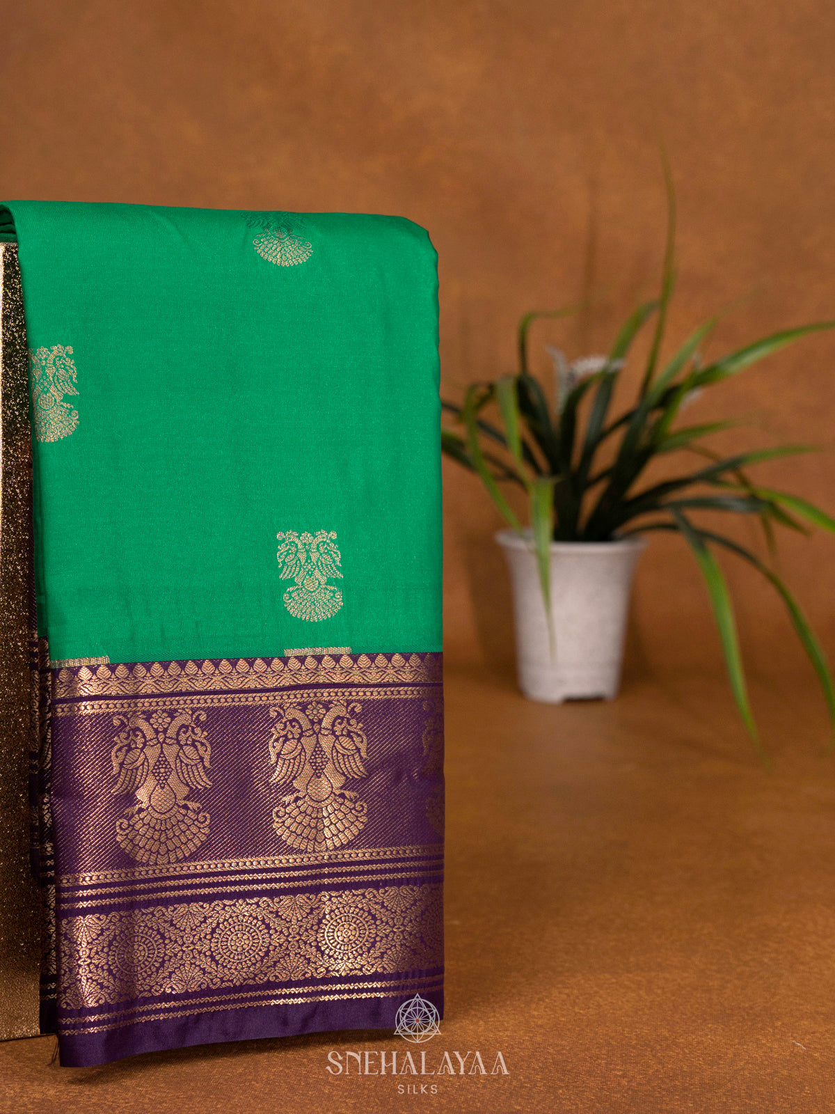Green Art Silk Saree