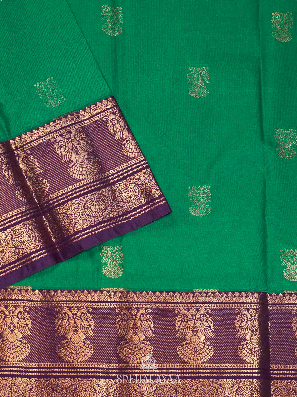 Green Art Silk Saree
