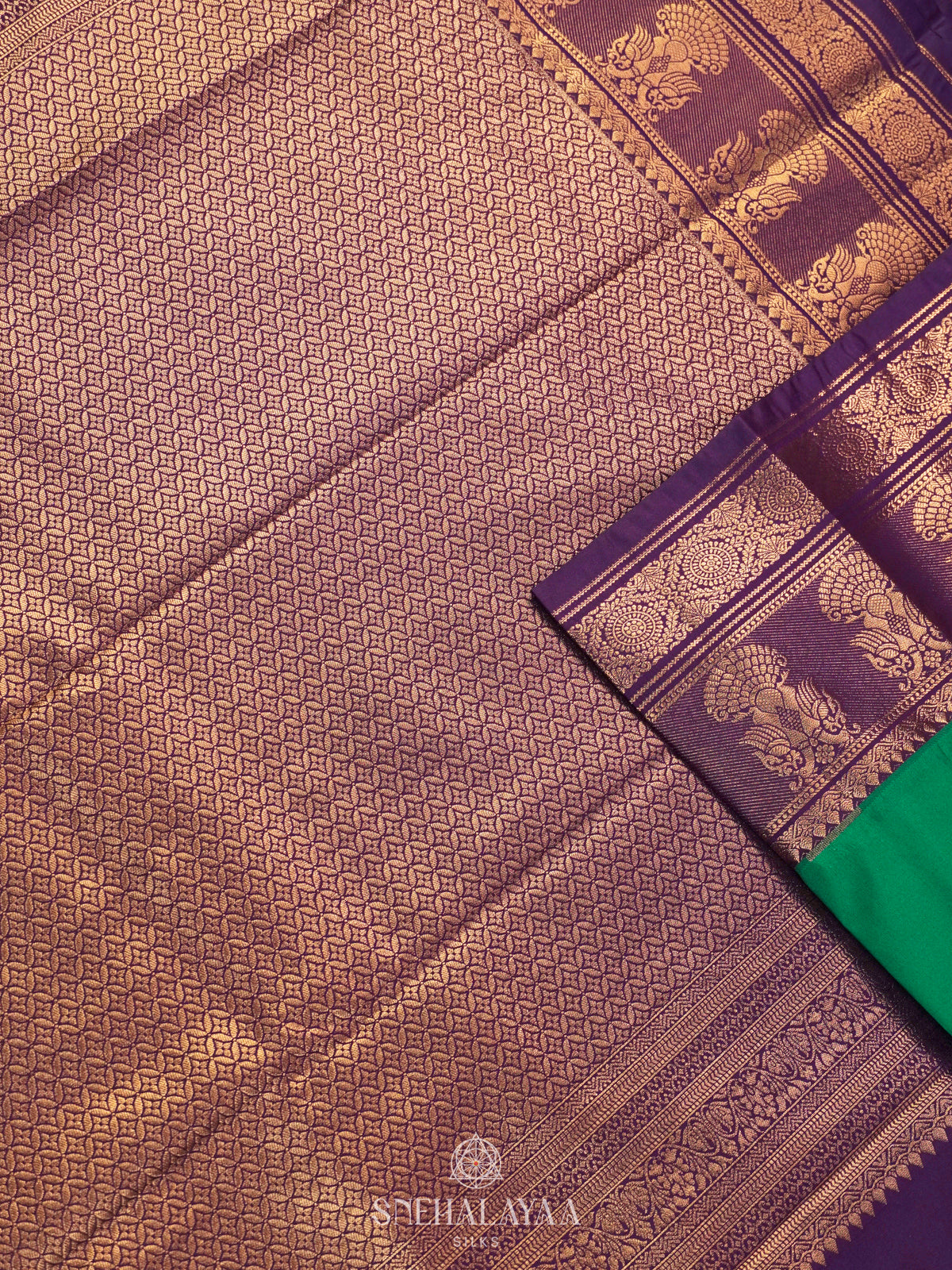 Green Art Silk Saree