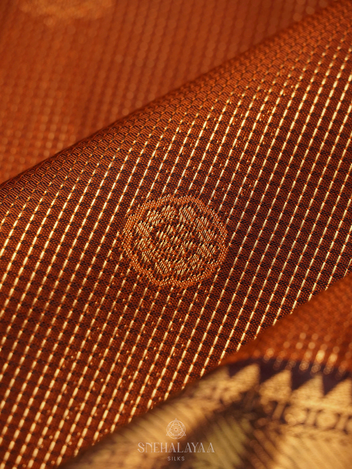 Brown Art Silk Saree