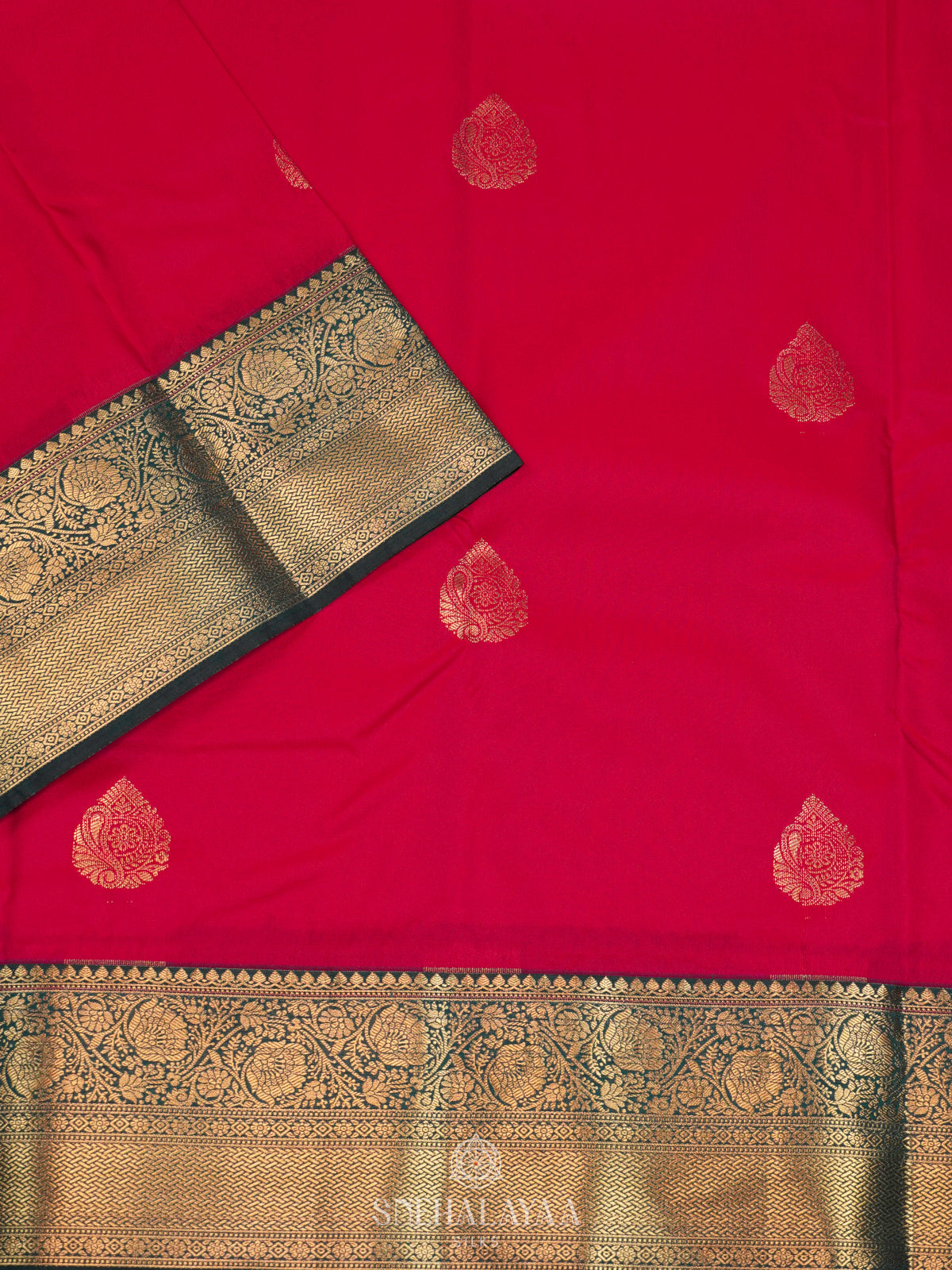 Pink Art Silk Saree