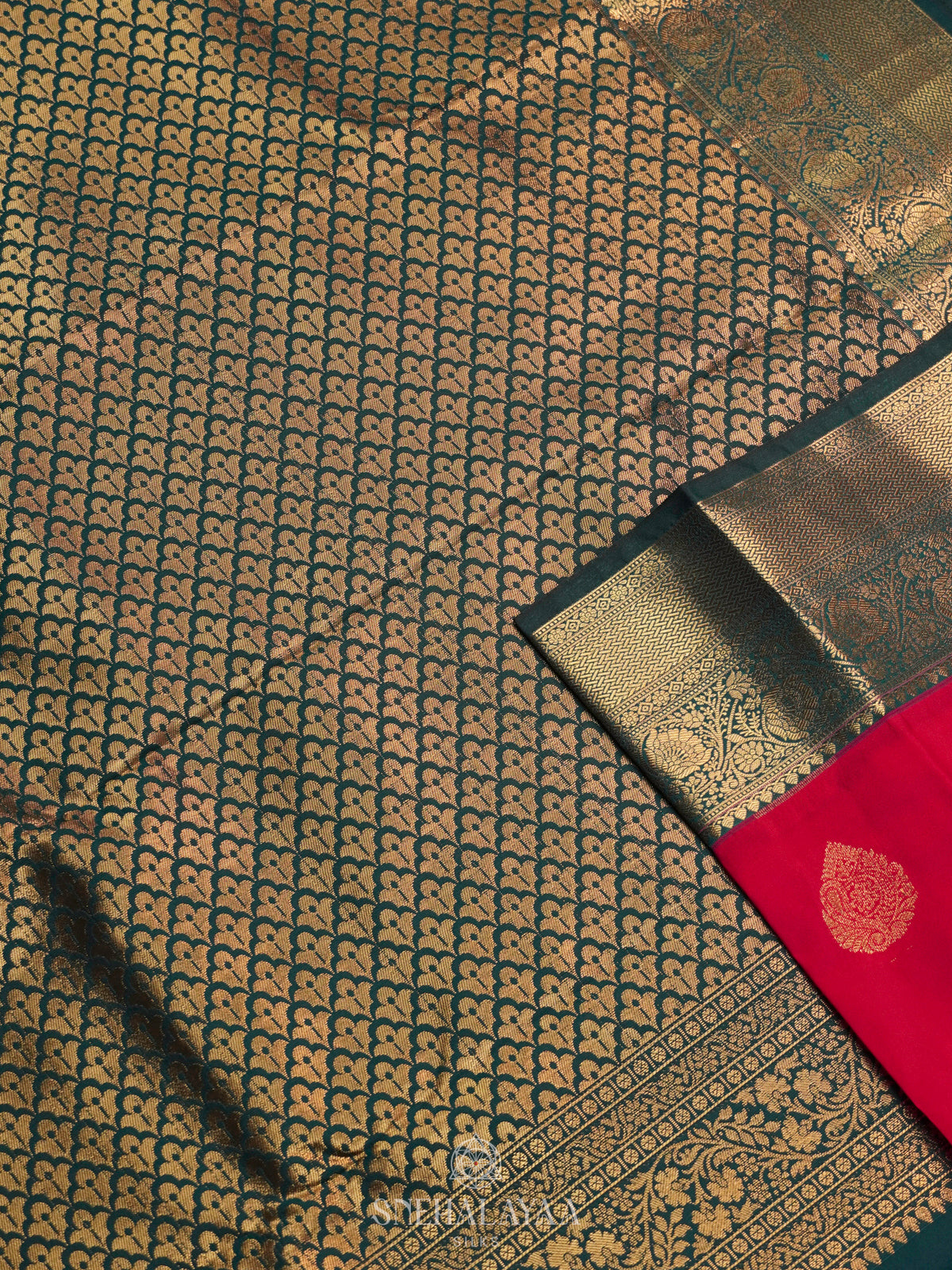 Pink Art Silk Saree
