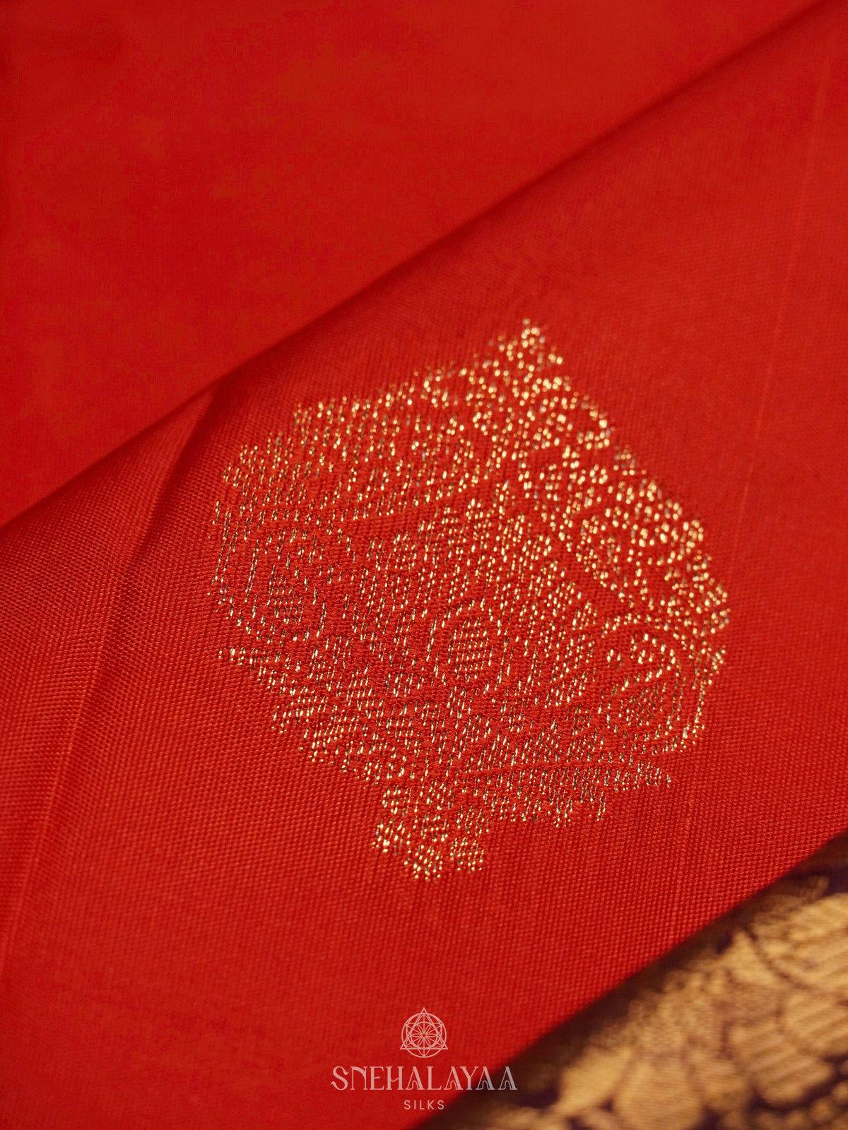 Red Art Silk Saree