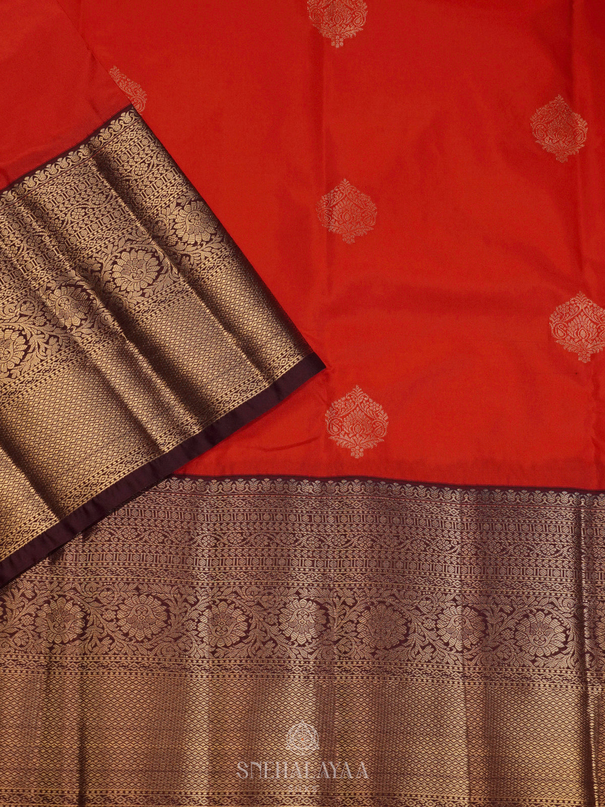 Red Art Silk Saree