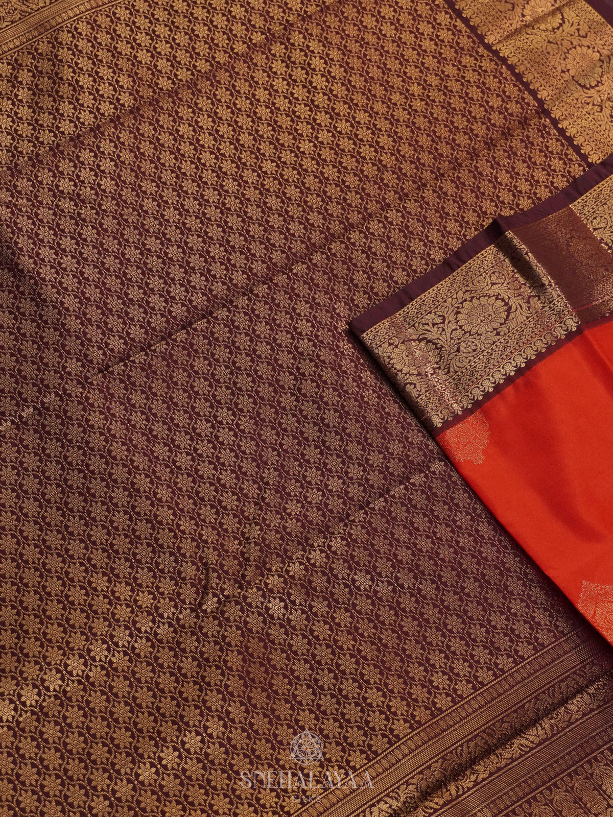 Red Art Silk Saree